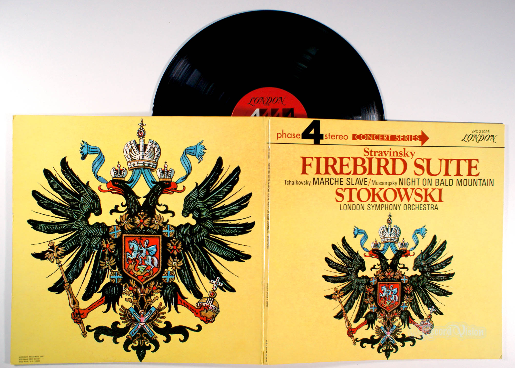 Leopold Stokowski - Stravinsky: Firebird Suite (front cover) Vinyl