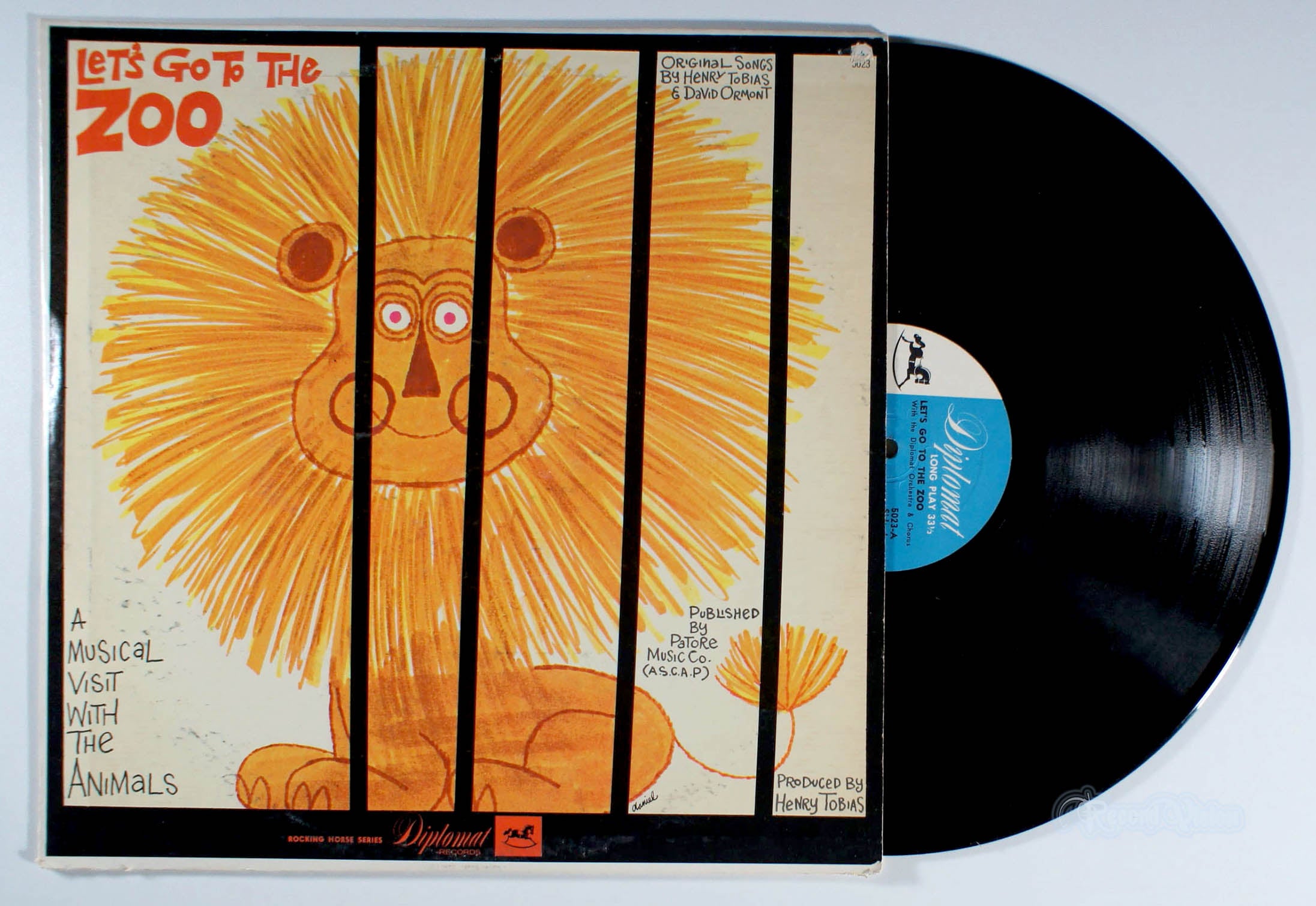 Let's Go to the Zoo (front cover) Vinyl