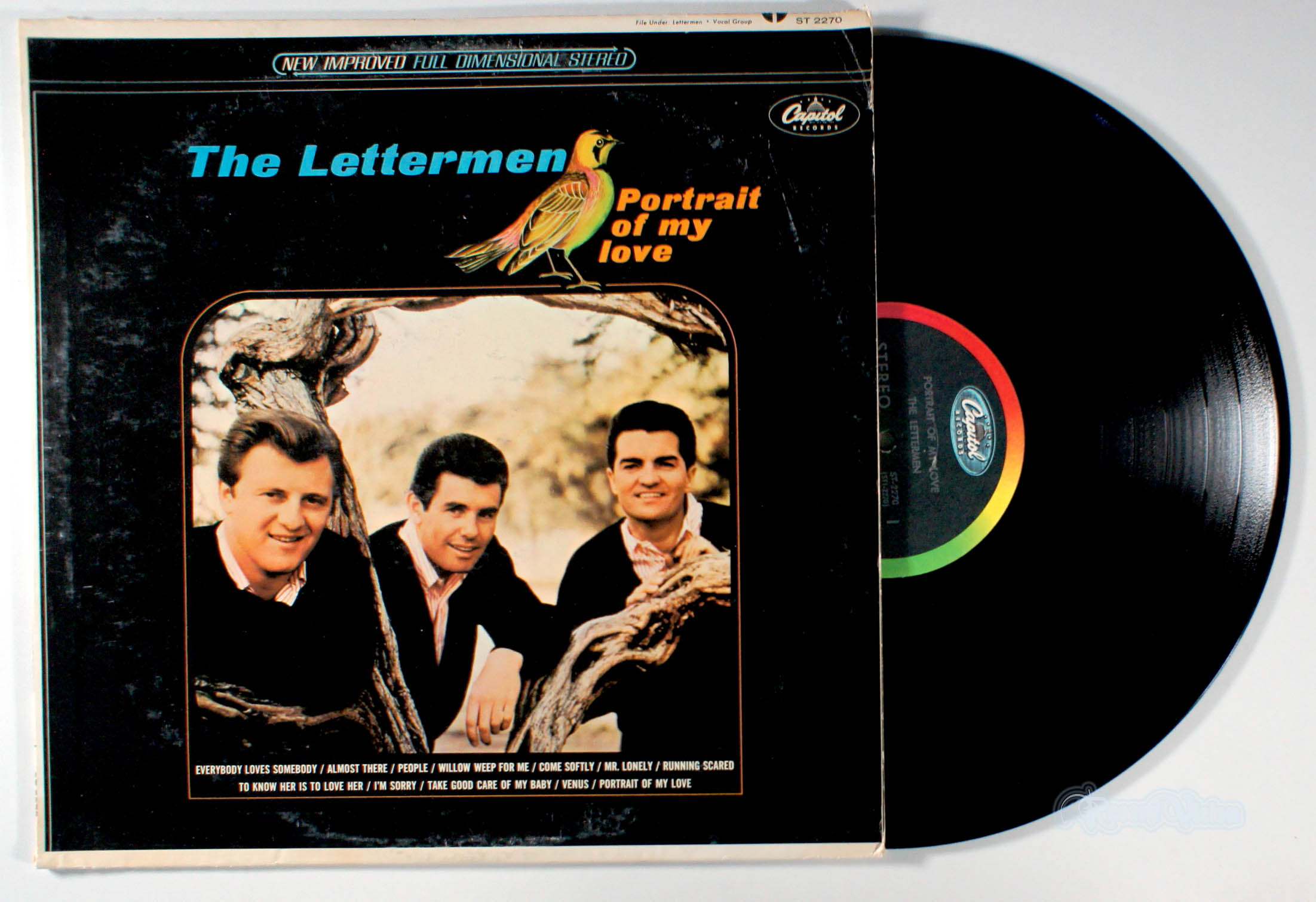 Lettermen - Portrait of My Love (front cover) Vinyl