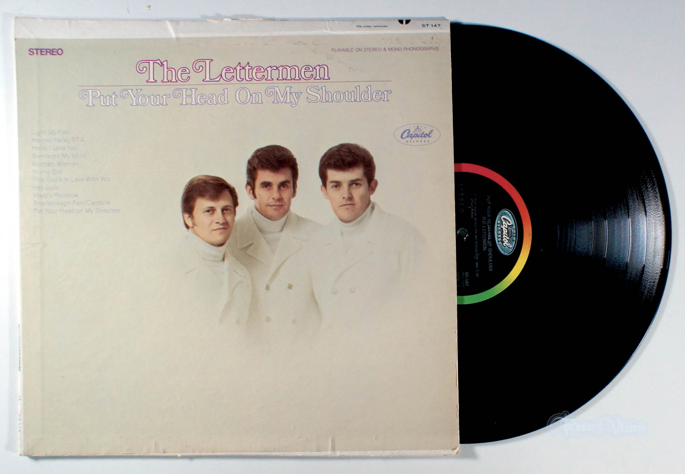 Lettermen - Put Your Head on My Shoulder (front cover) Vinyl