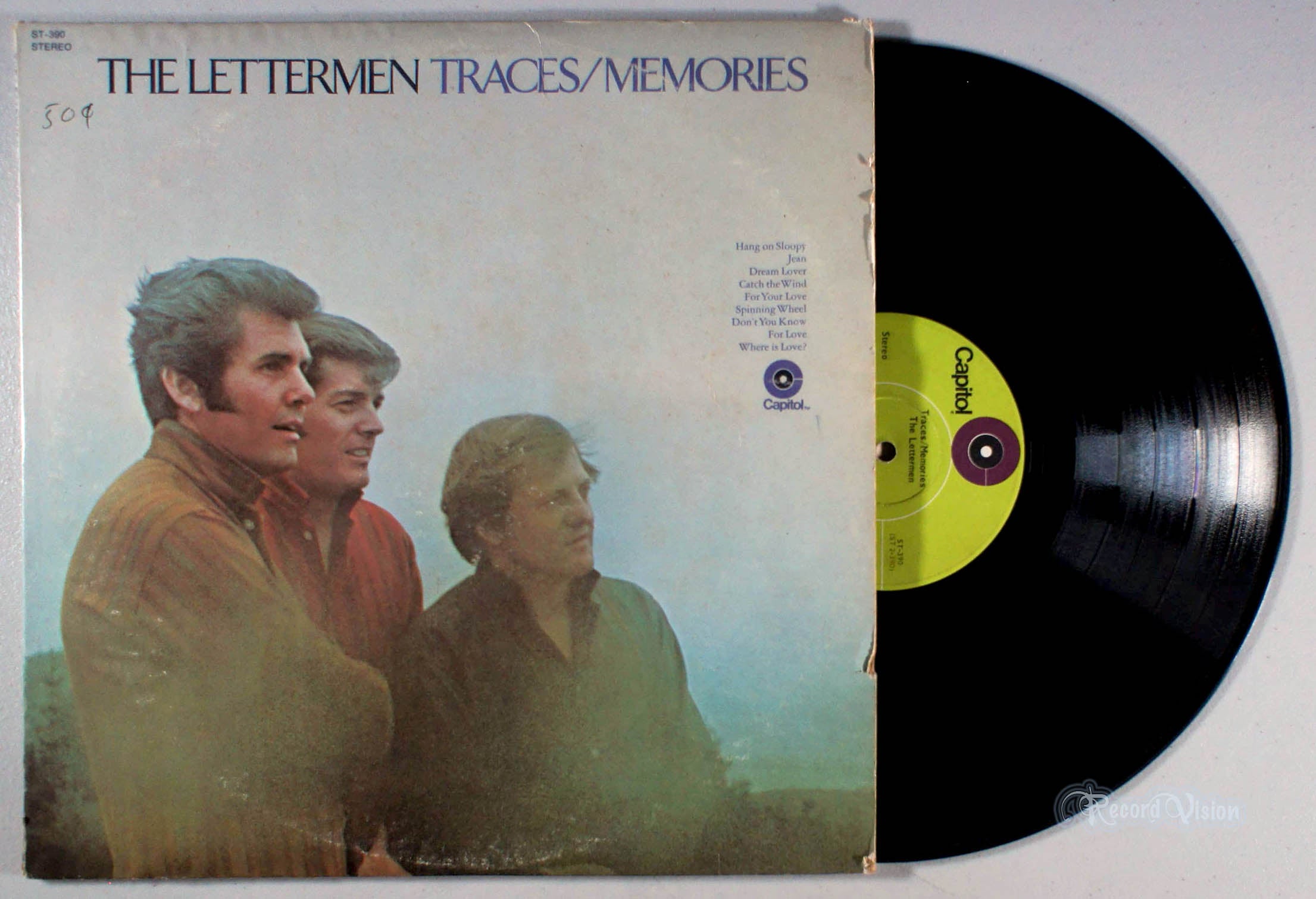 Lettermen - Traces/Memories (front cover) Vinyl