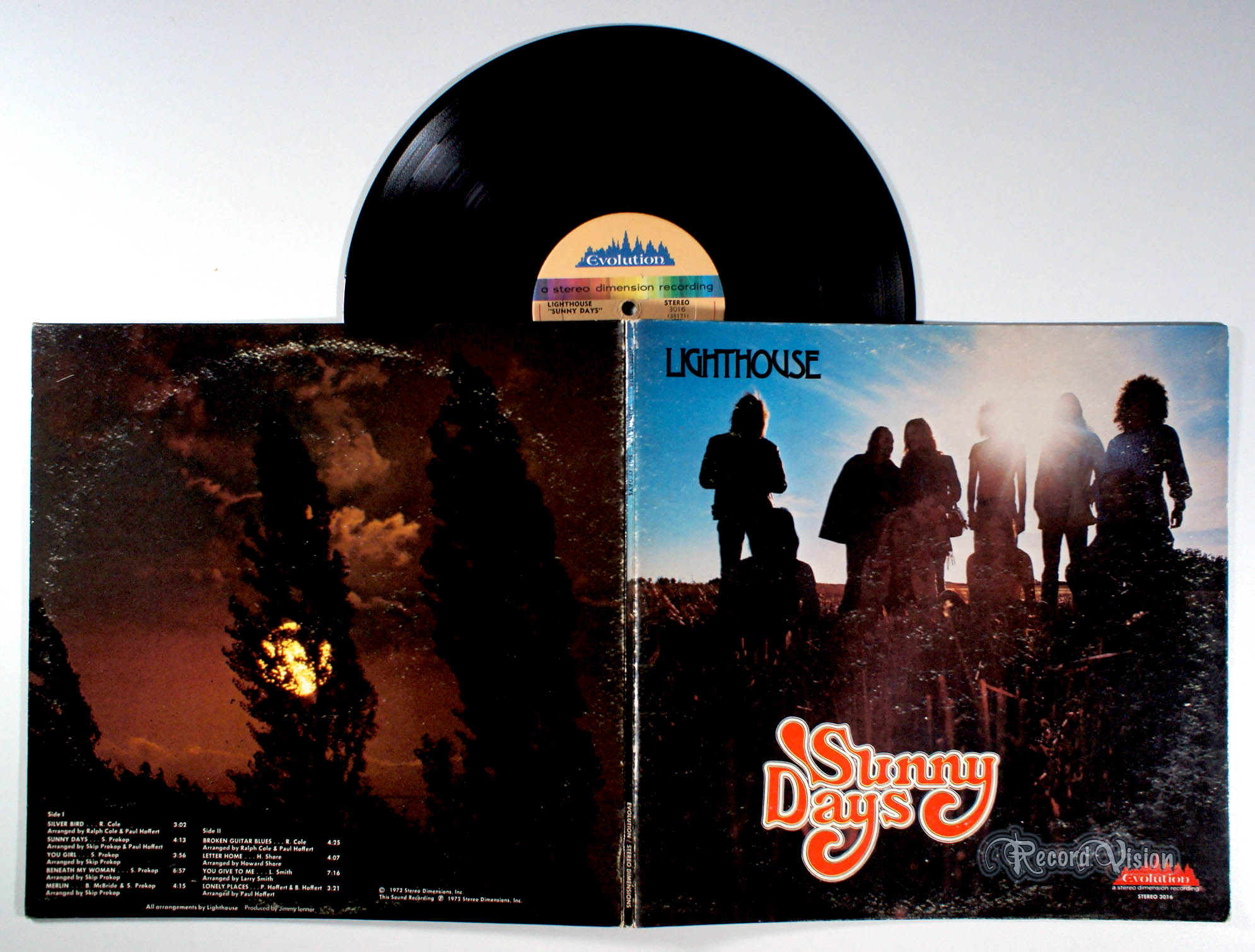 Lighthouse - Sunny Days (front cover) Vinyl