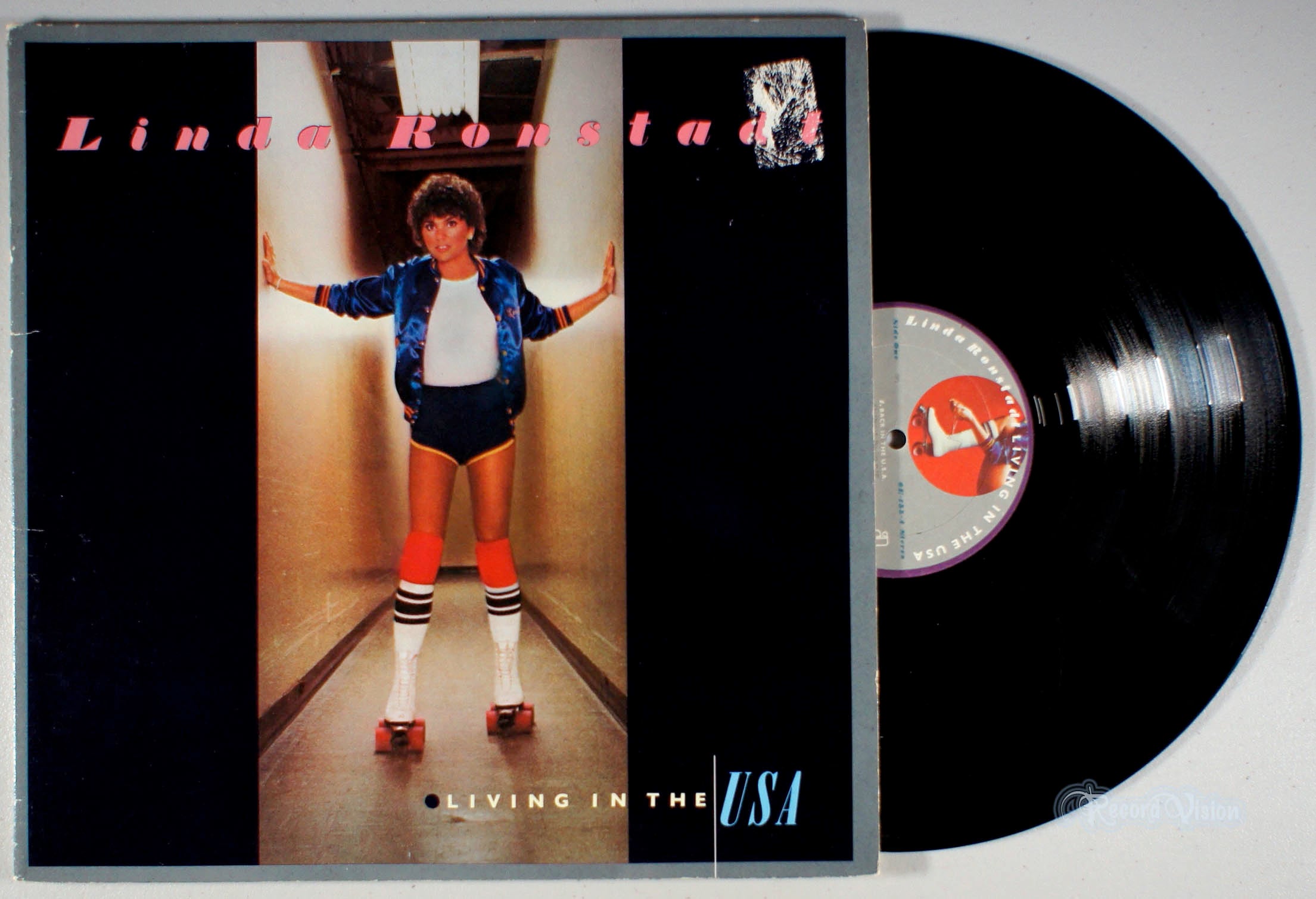 Linda Ronstadt - Living in the USA (front cover) Vinyl