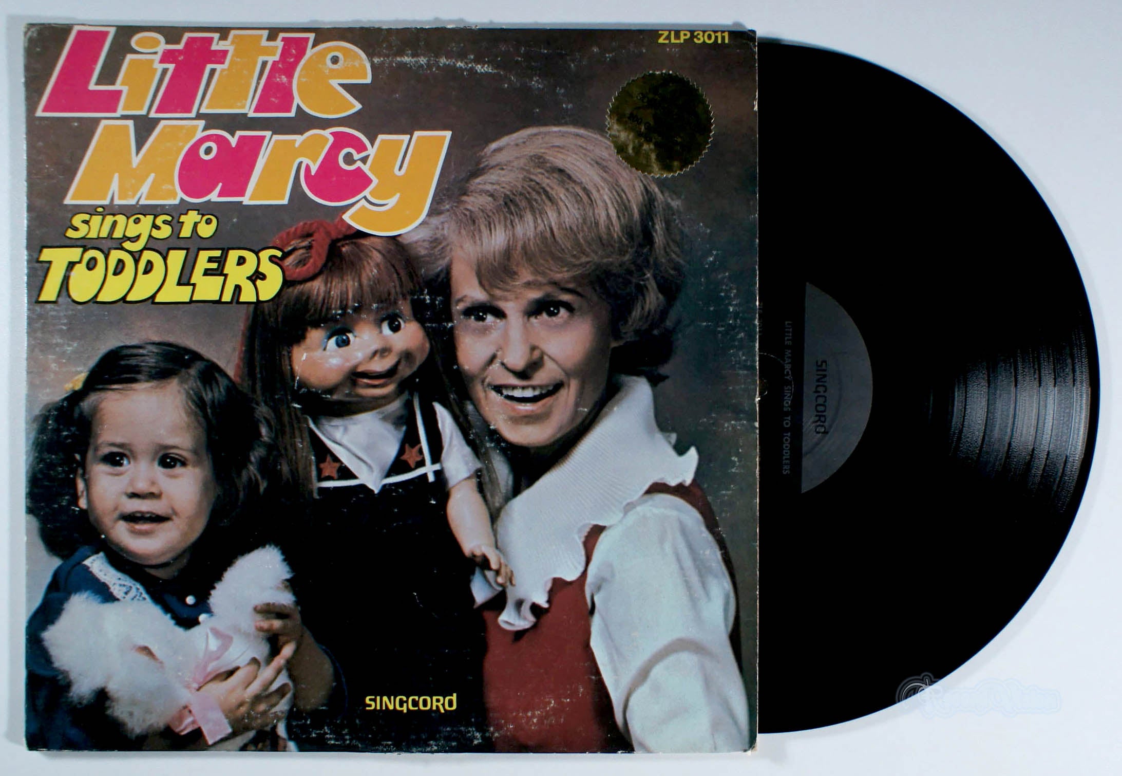 Little Marcy - Sings to Toddlers (front cover) Vinyl