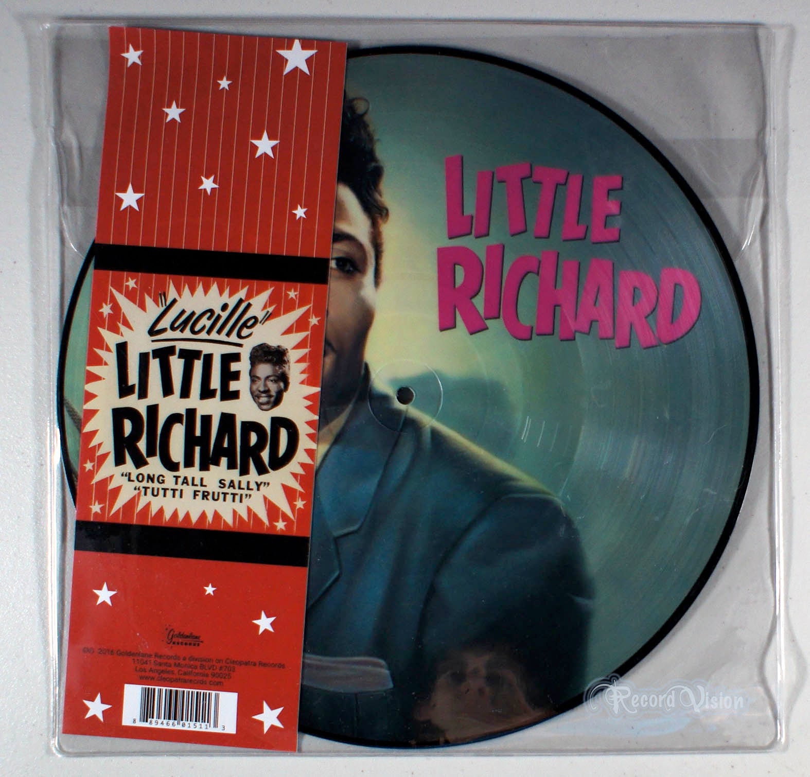 Little Richard - Tutti Frutti: Greatest Hits (Picture Disc) (front cover) Vinyl