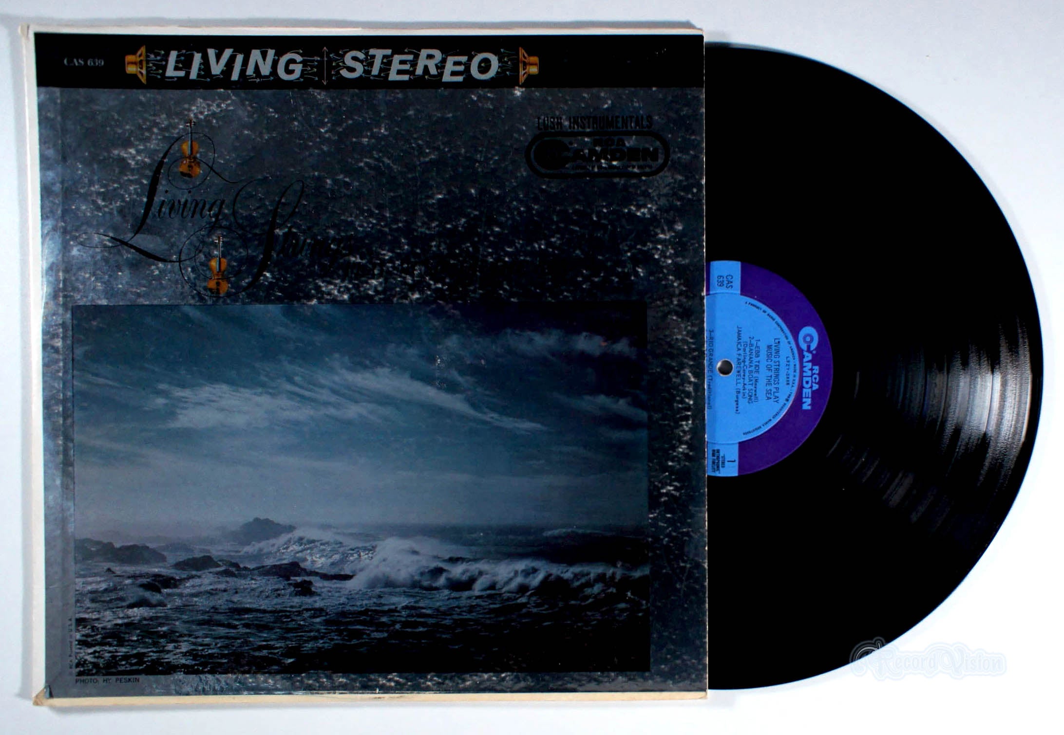 Living Strings - Music of the Sea (front cover) Vinyl