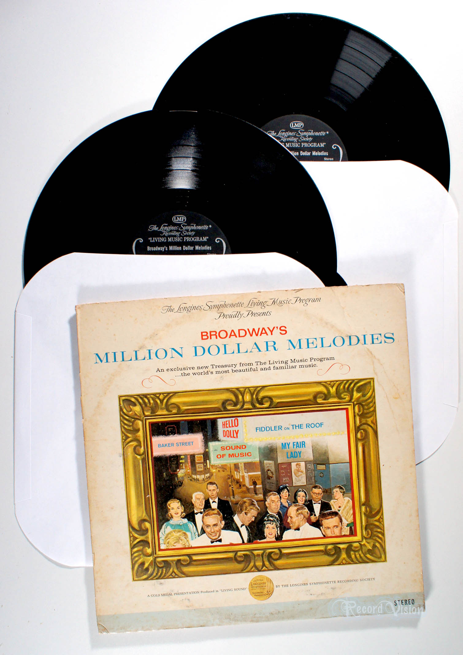 Longines Symphonette Society - Broadway's Million Dollar Melodies (front cover) Vinyl