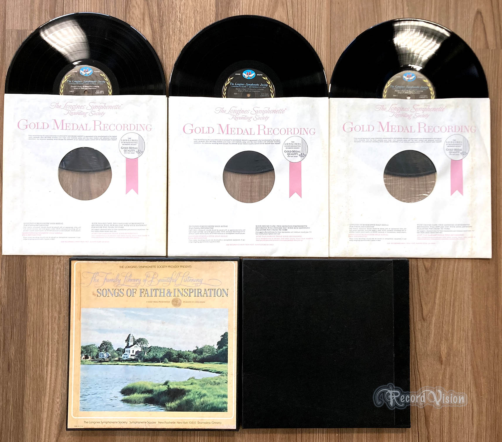 Longines Symphonette Society - Songs Of Faith and Inspiration (front cover) Vinyl