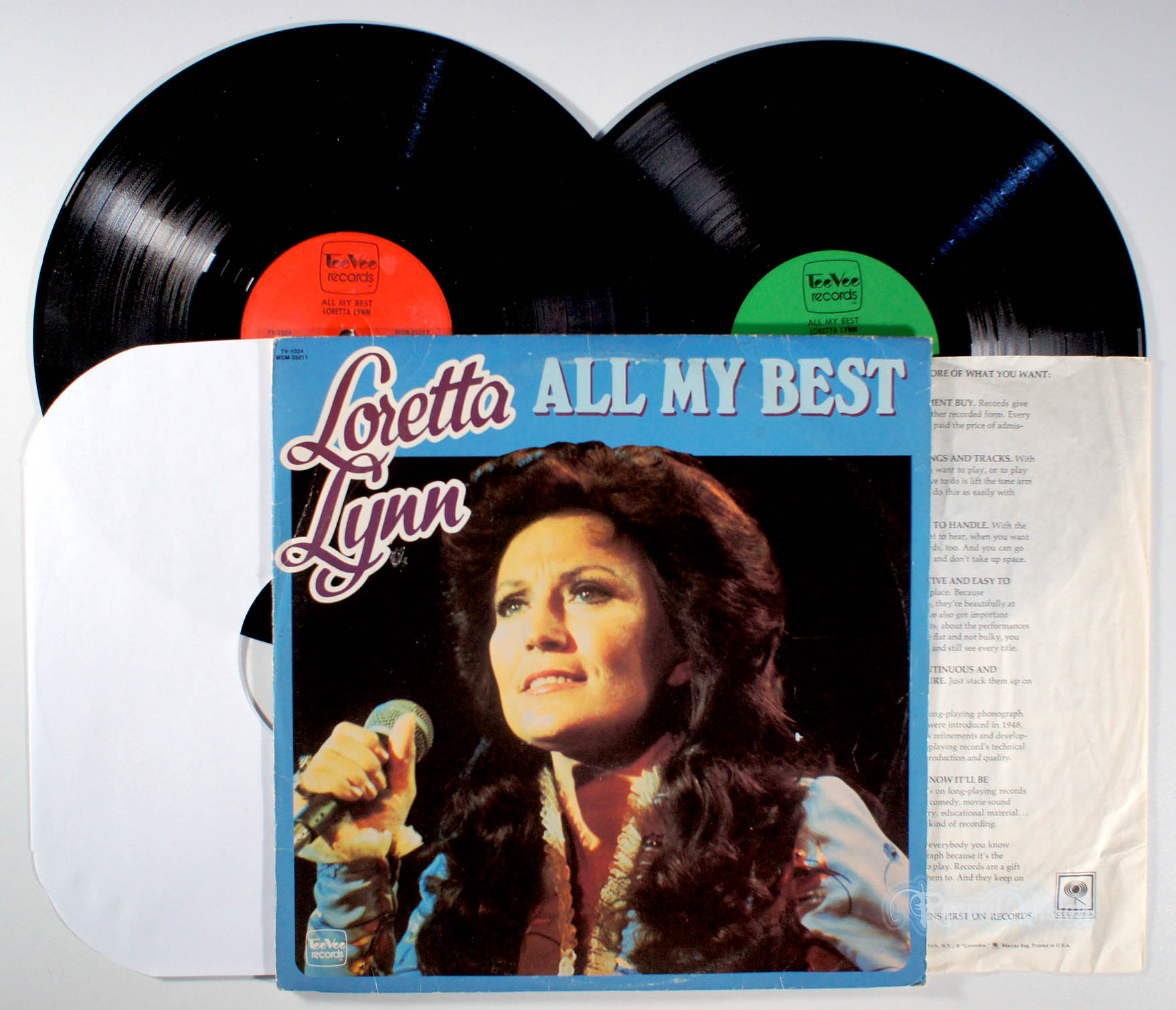 Loretta Lynn - All My Best (front cover) Vinyl