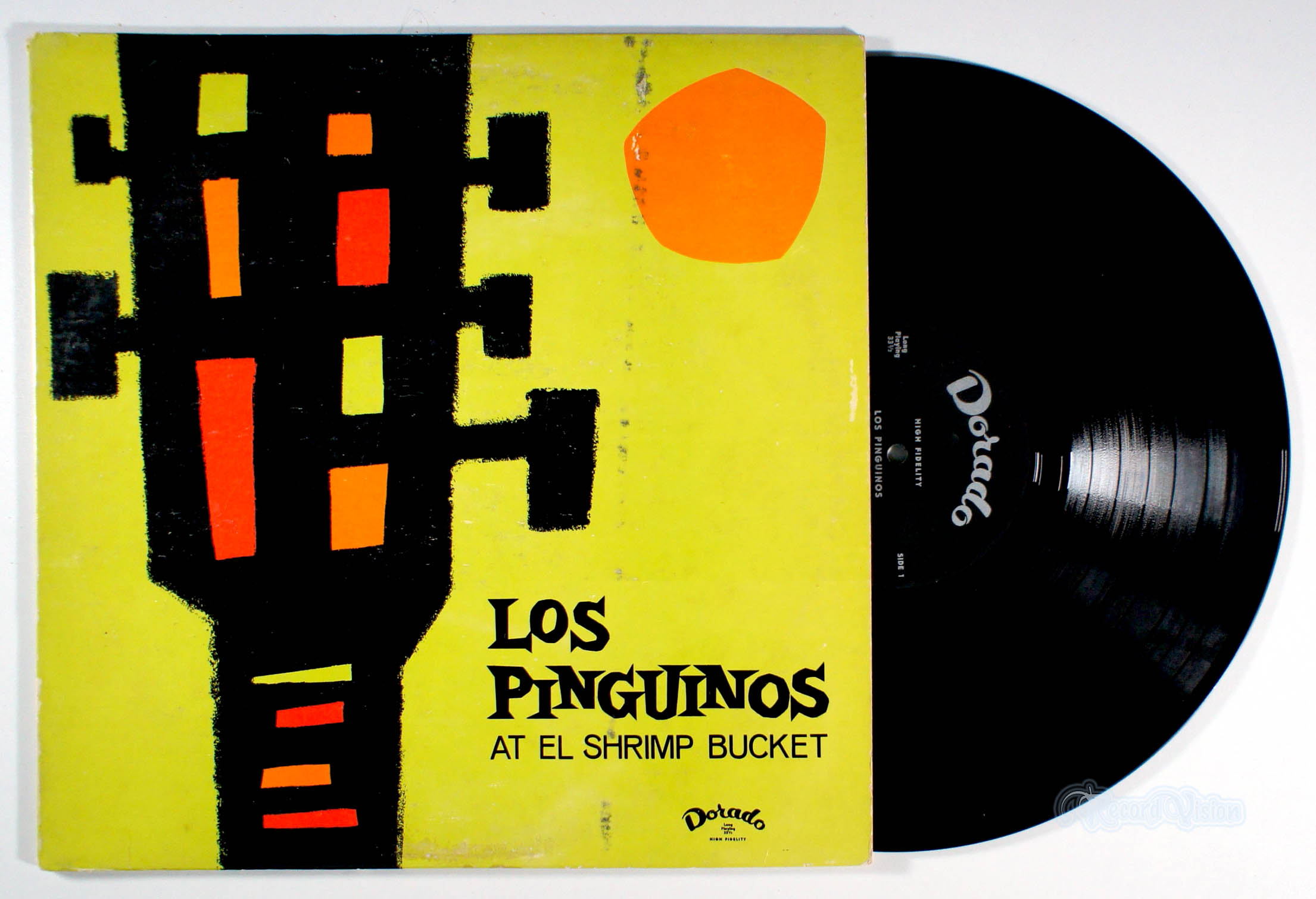 Los Pinguinos - At El Shrimp Bucket (front cover) Vinyl