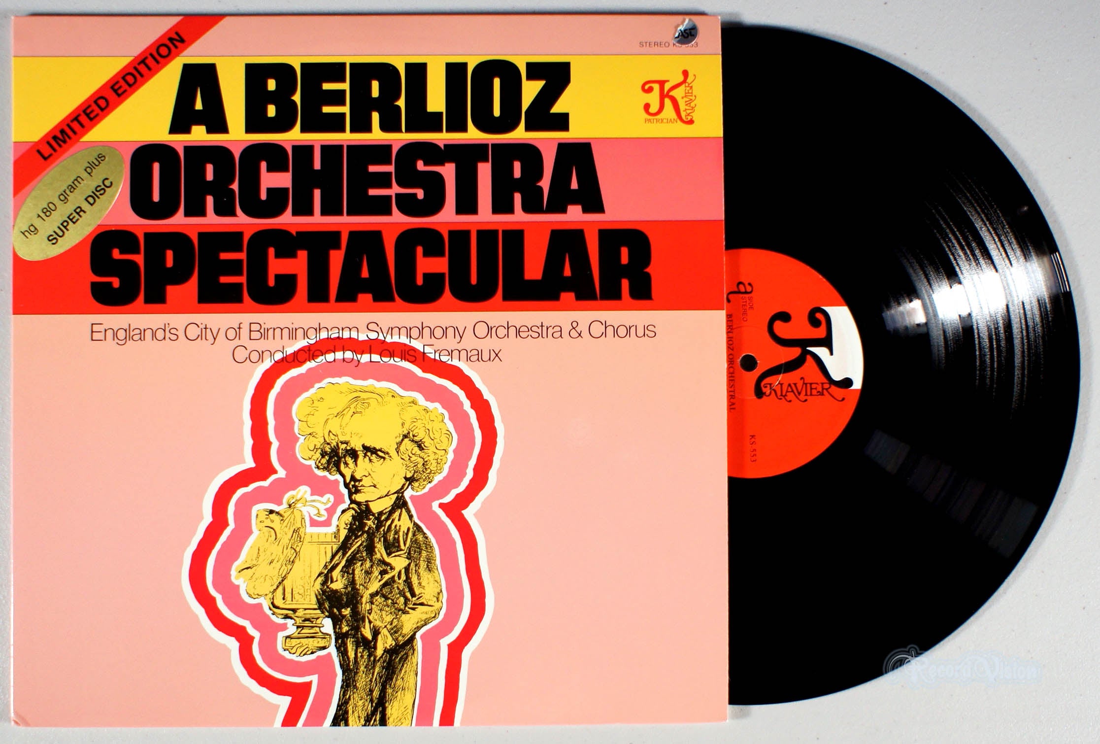Louis Fremaux - A Berlioz Orchestra Spectacular (front cover) Vinyl