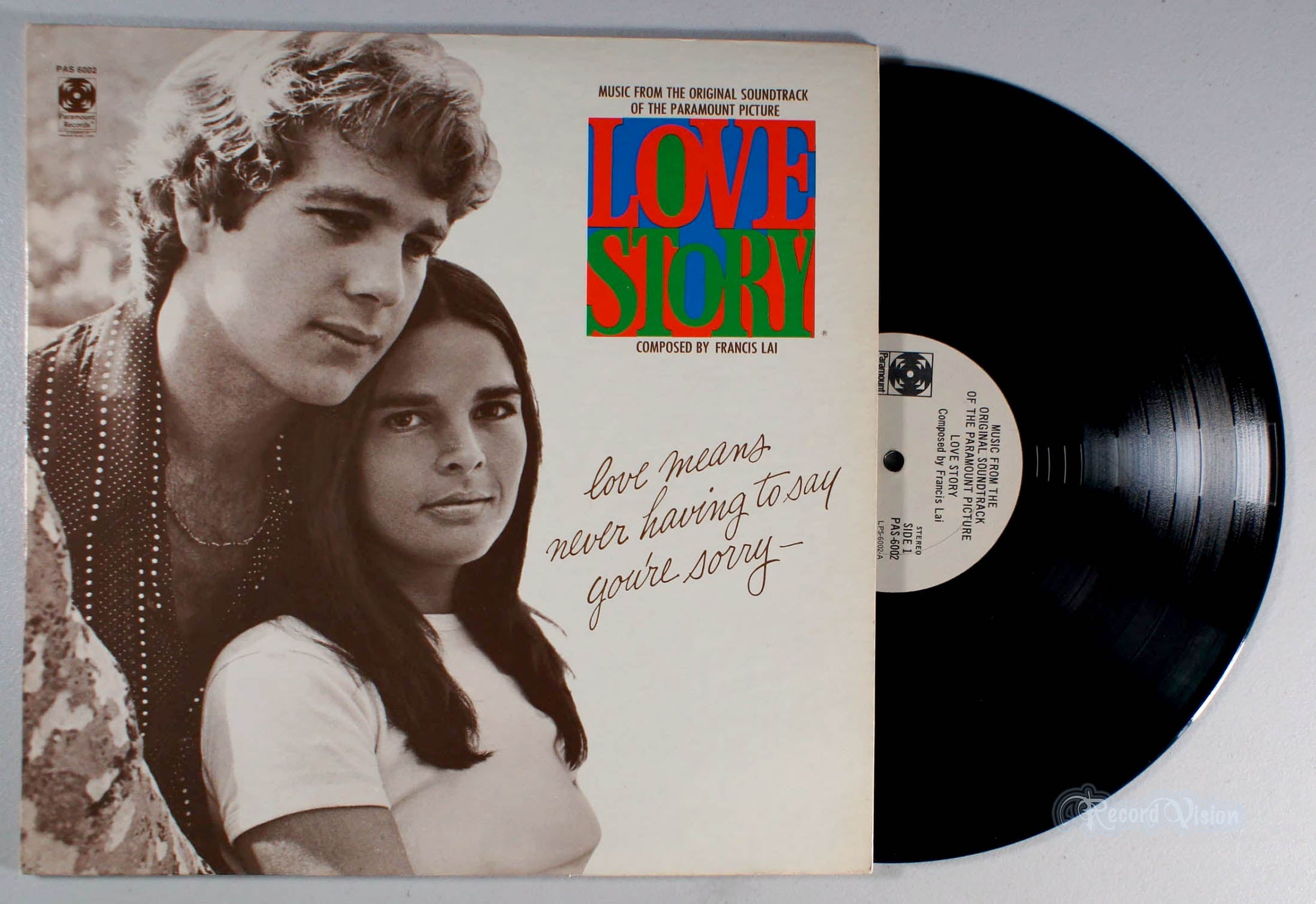 Love Story (front cover) Vinyl