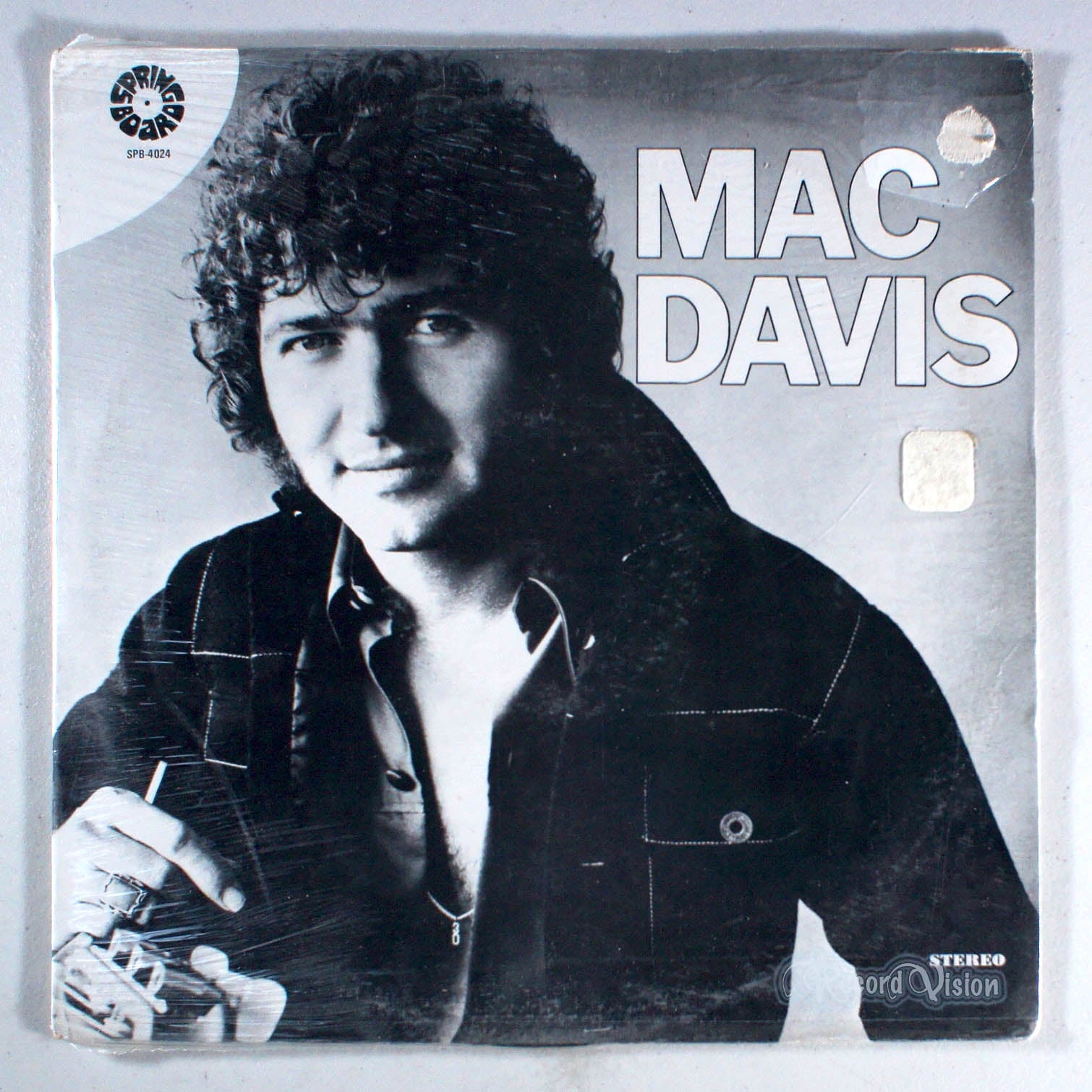 Mac Davis - Sings (front cover) Vinyl
