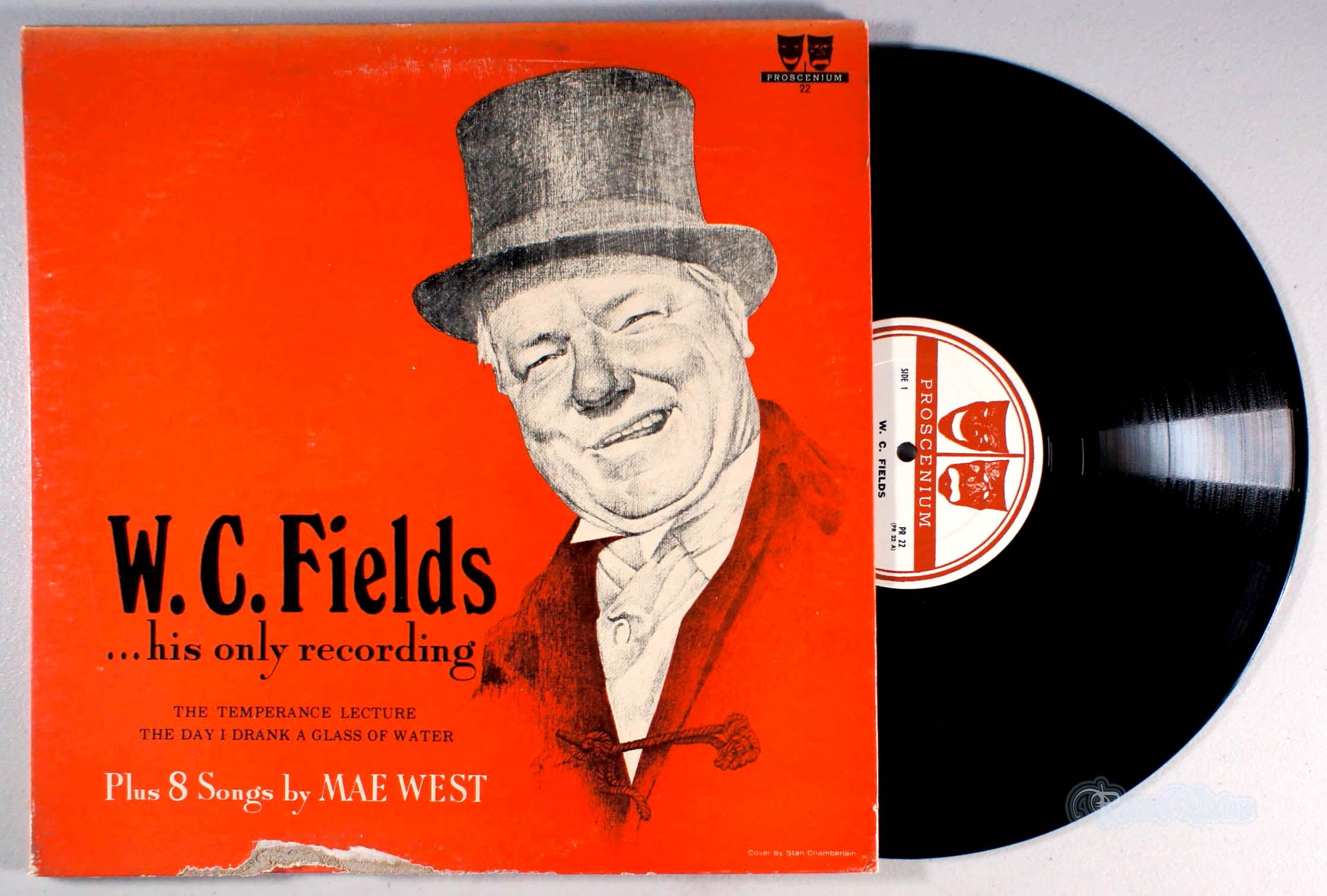 Mae West and W.C. Fields - His Only Recording (front cover) Vinyl