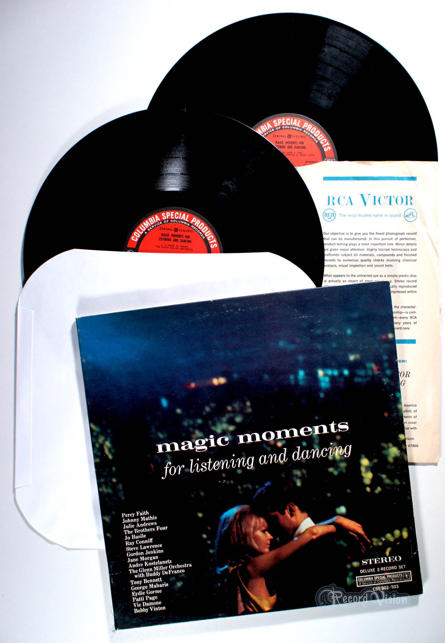 Magic Moments For Listening and Dancing (front cover) Vinyl