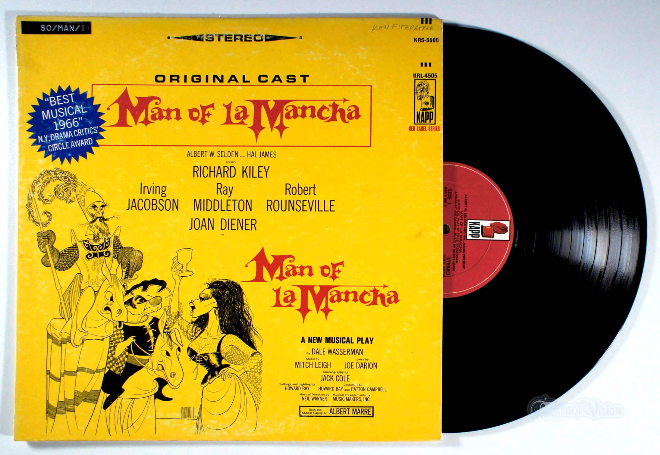 Man of LaMancha (front cover) Vinyl
