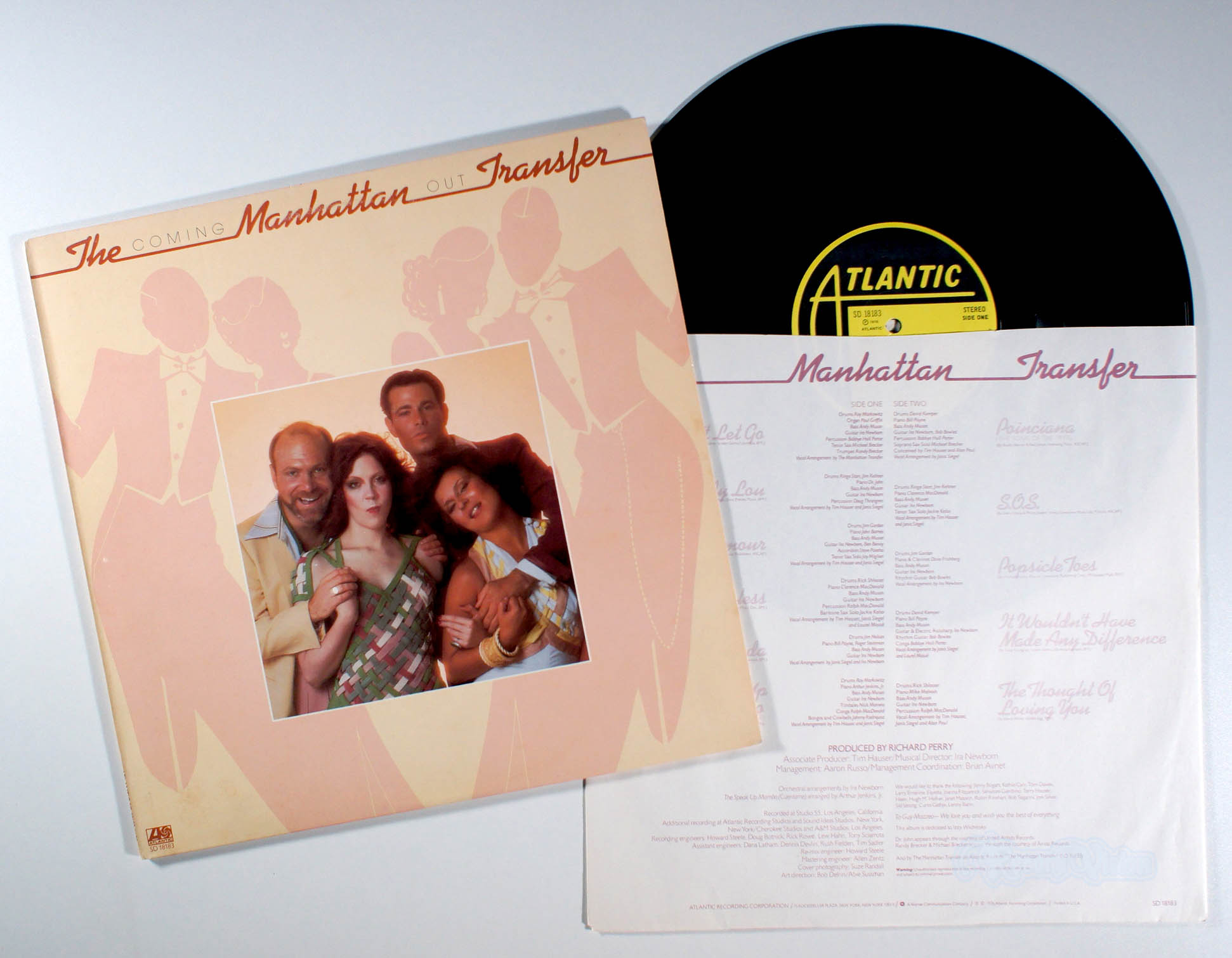 Manhattan Transfer - Coming Out (front cover) Vinyl