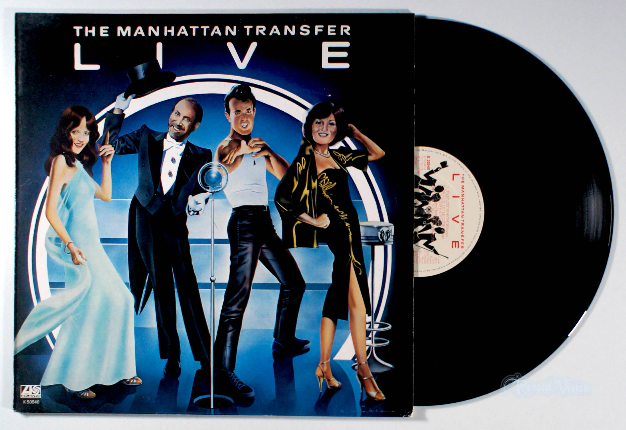 Manhattan Transfer - Live (Import) (front cover) Vinyl