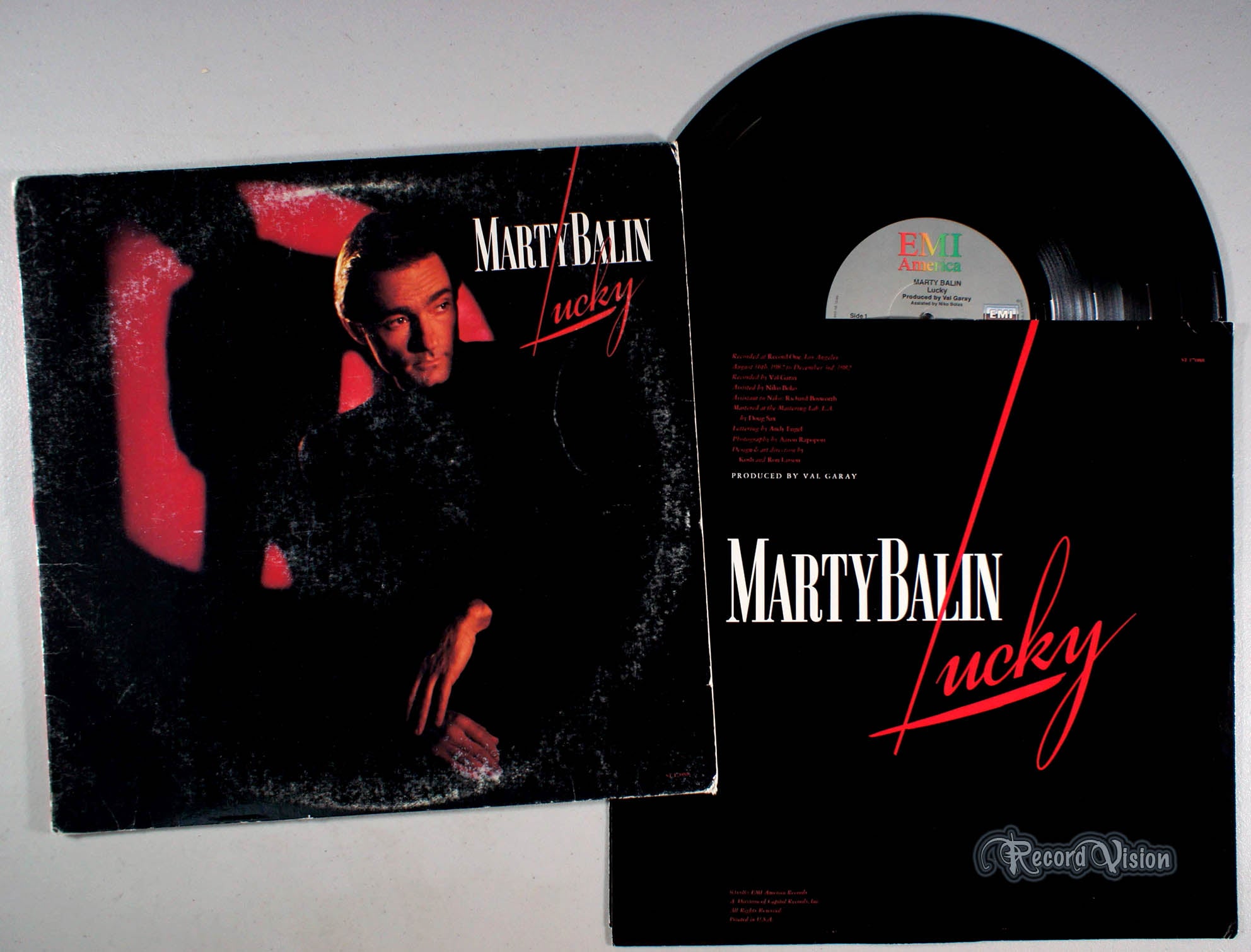 Marty Balin - Lucky (front cover) Vinyl