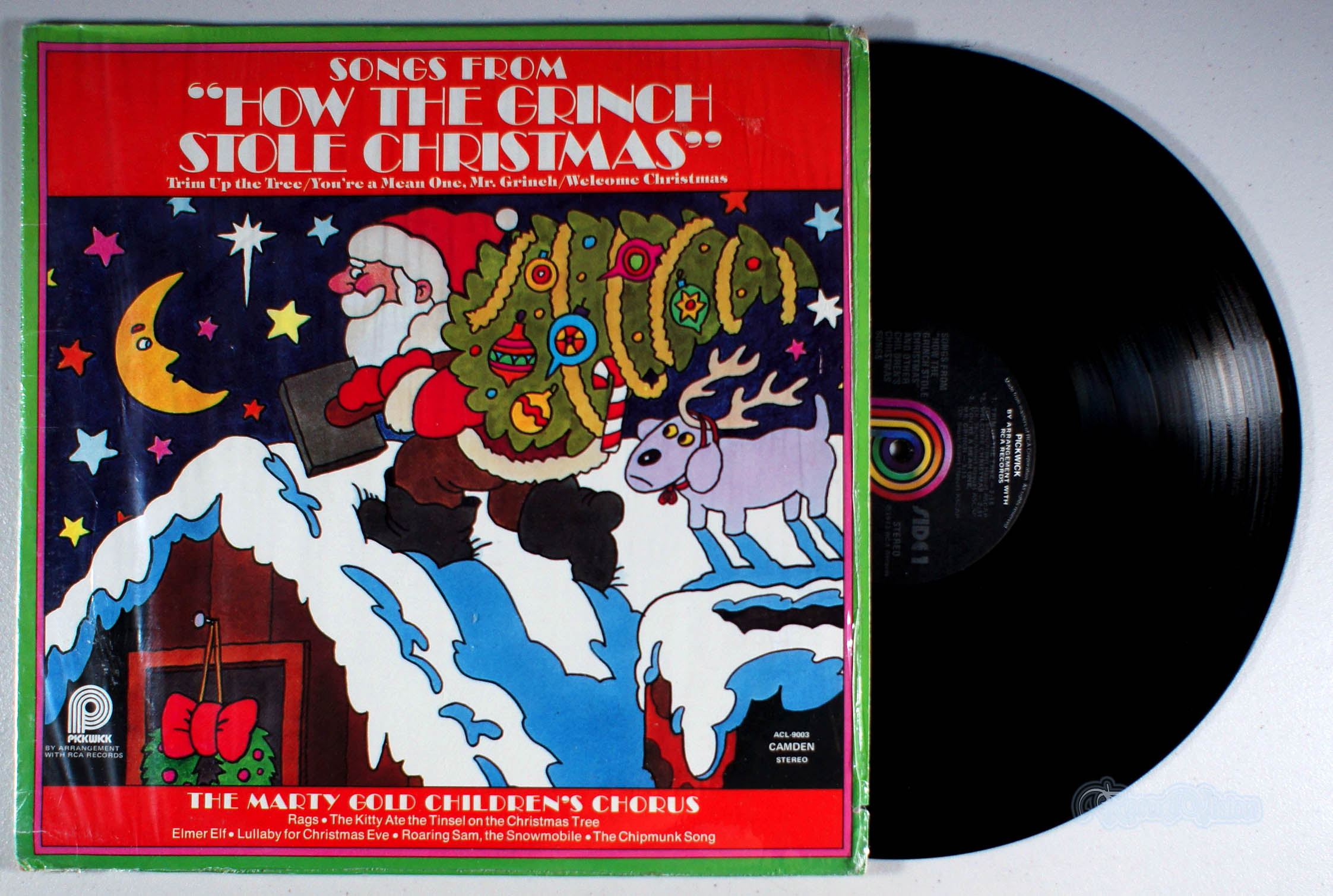 Marty Gold - How the Grinch Stole Christmas (front cover) Vinyl
