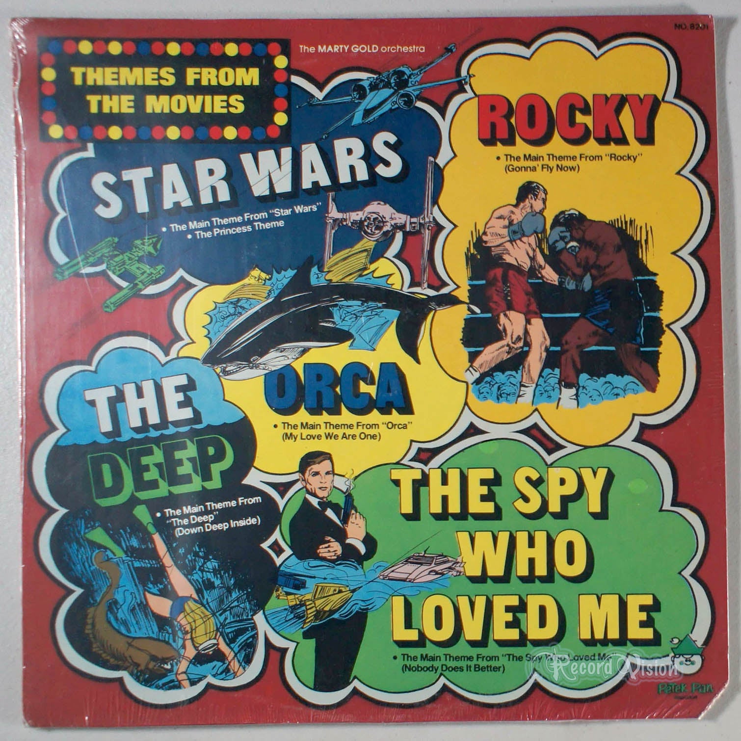Marty Gold - Themes from Movies (Star Wars, Rocky) (front cover) Vinyl