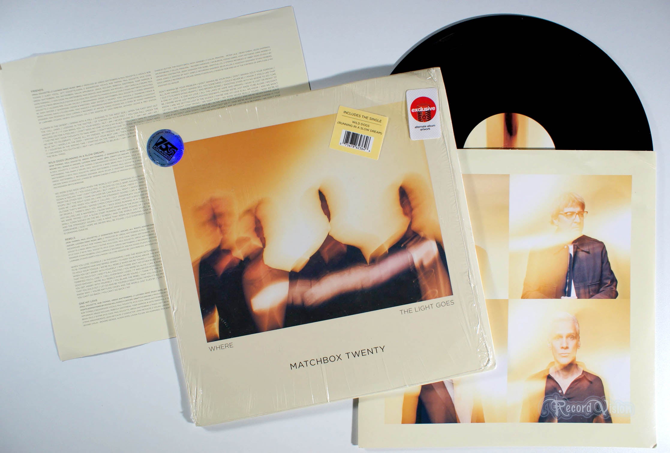 Matchbox Twenty - Where the Light Goes (front cover) Vinyl