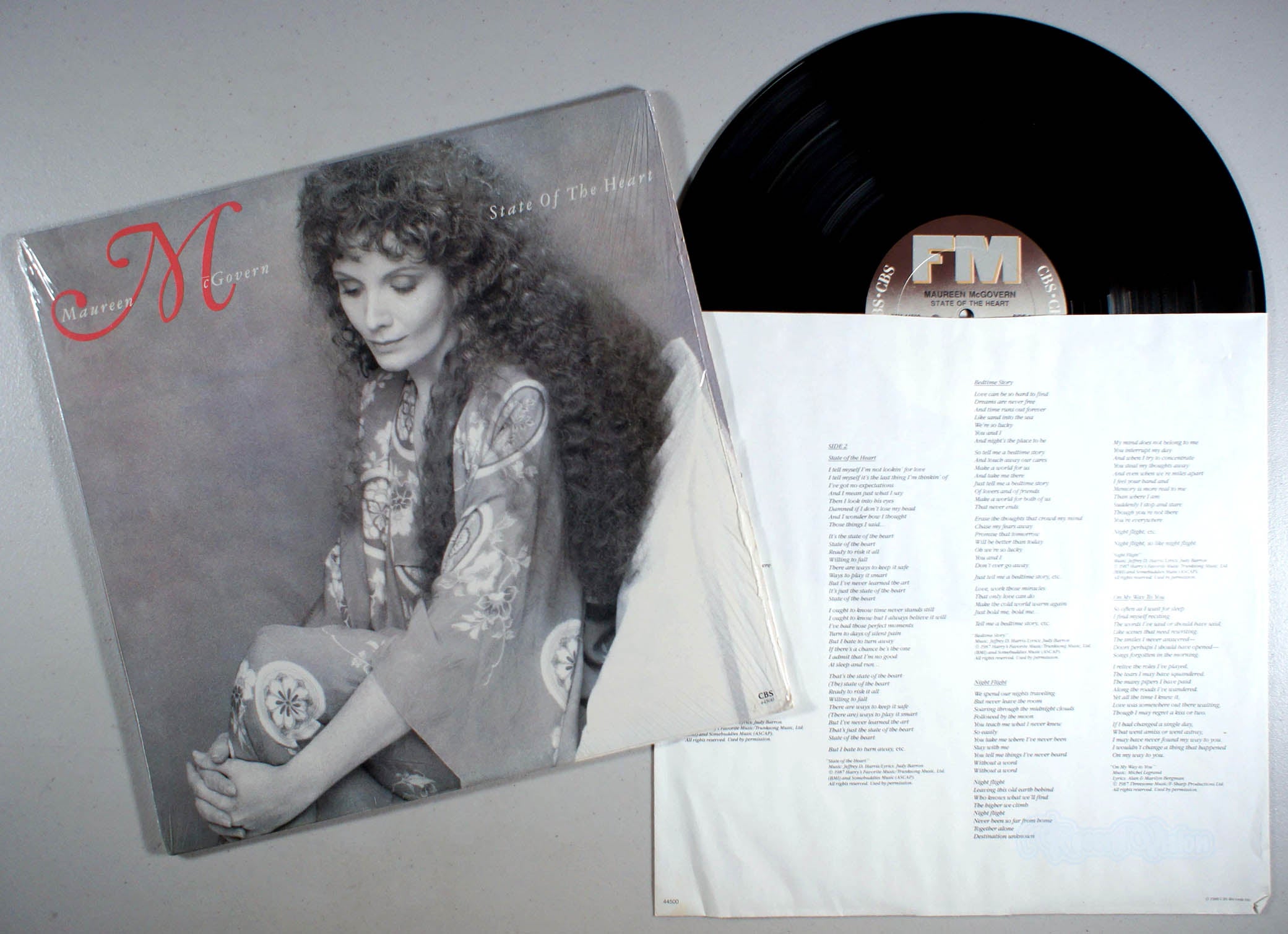 Maureen McGovern - State of the Heart (front cover) Vinyl