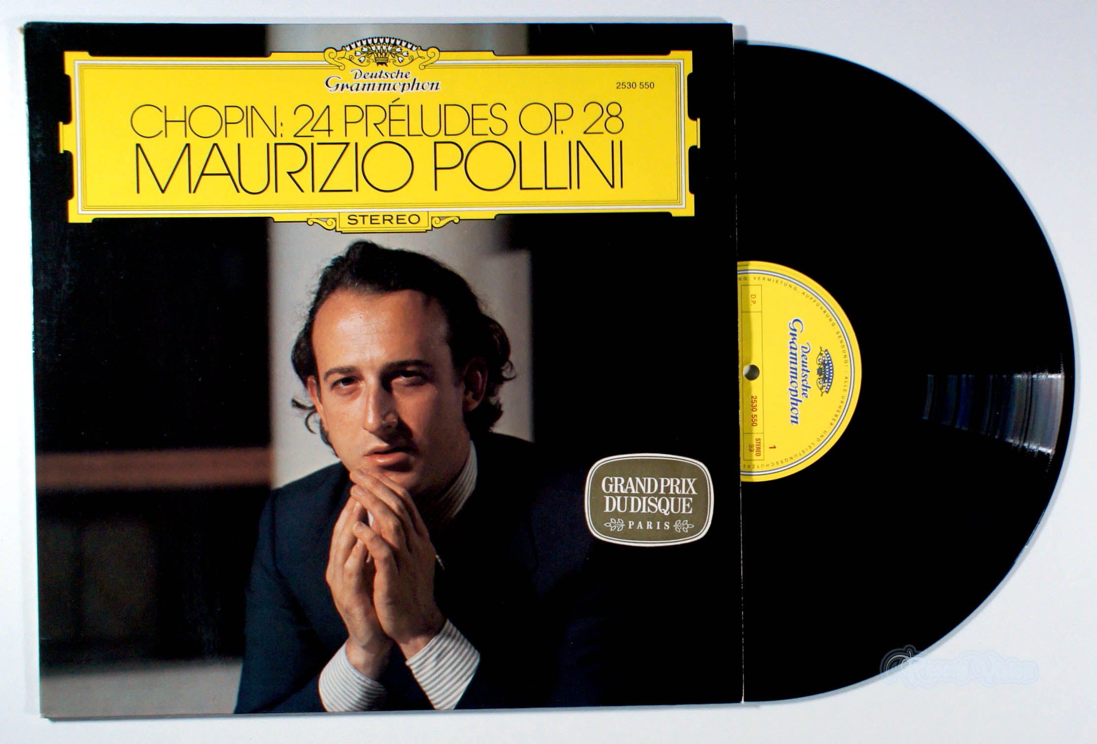 Maurizio Pollini - Chopin: 24 Preludes Op. 28 (front cover) Vinyl