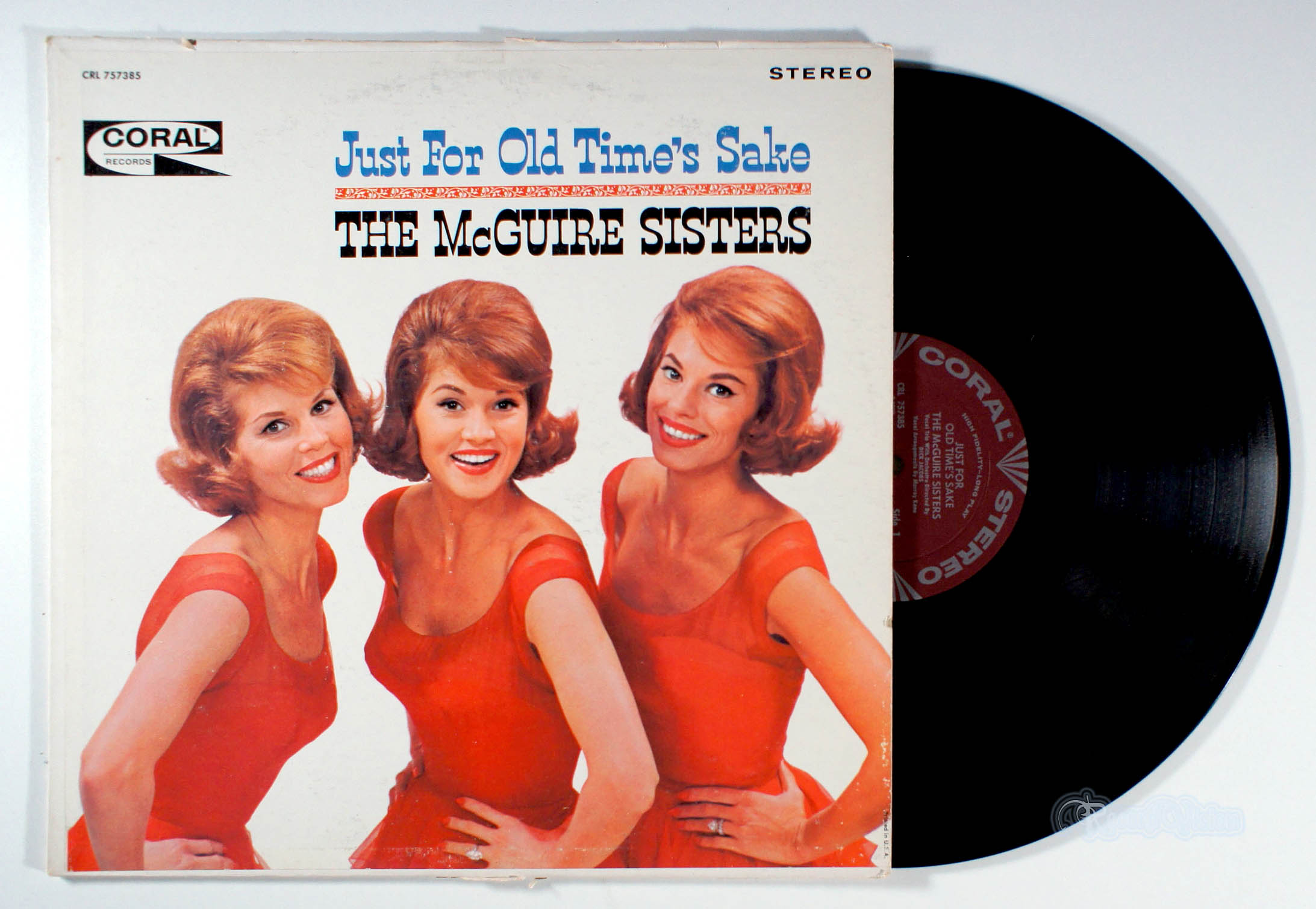 McGuire Sisters - Just for Old Time's Sake (front cover) Vinyl