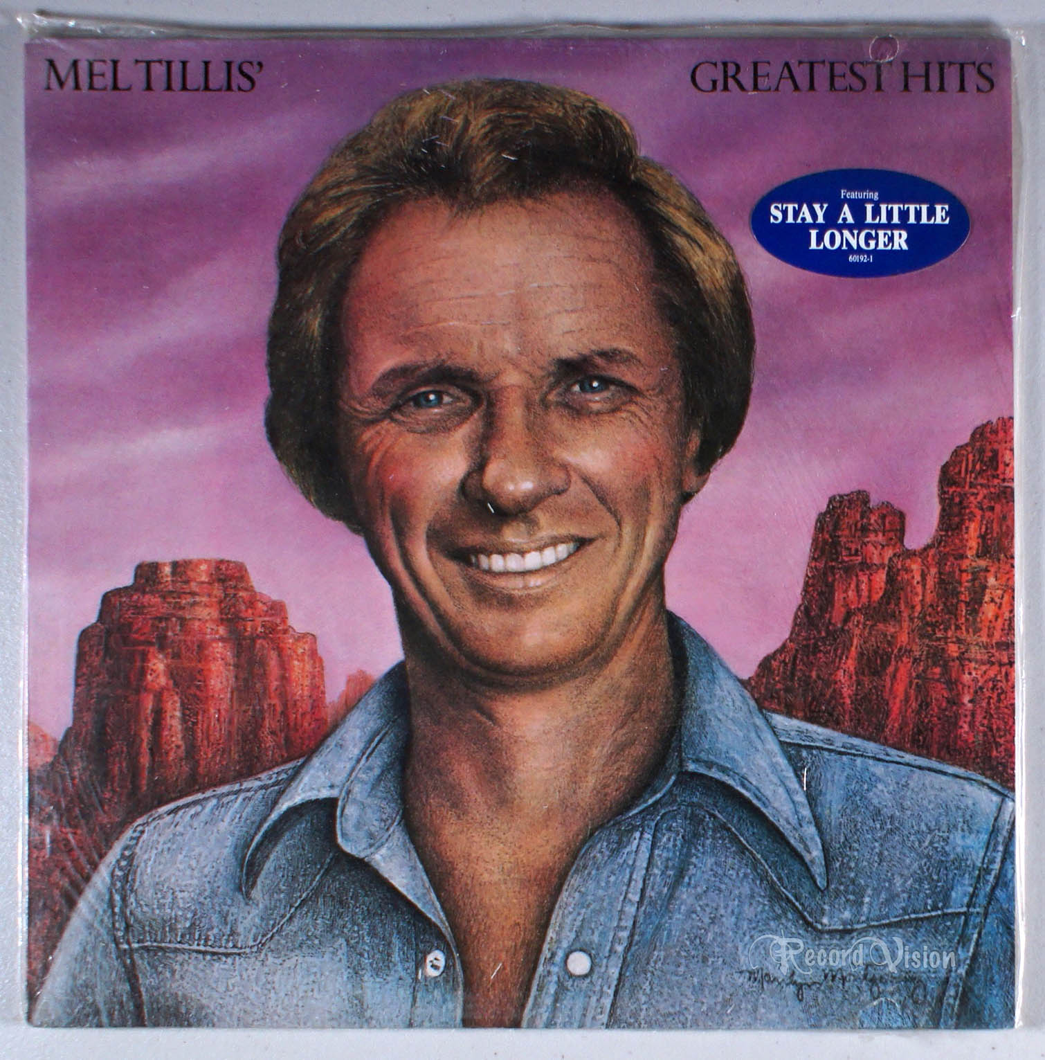 Mel Tillis - Greatest Hits (front cover) Vinyl