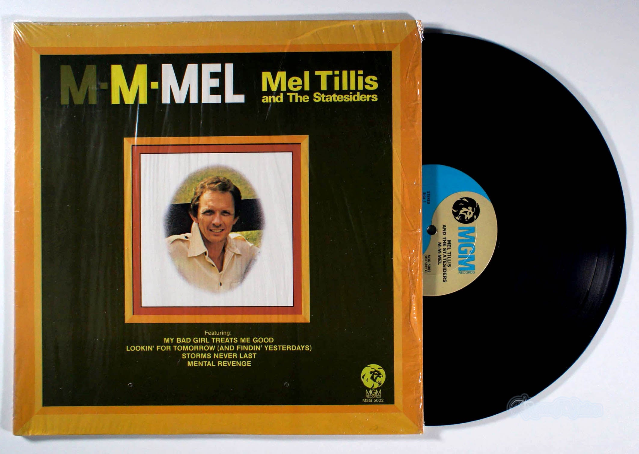 Mel Tillis - M-M-Mel (front cover) Vinyl
