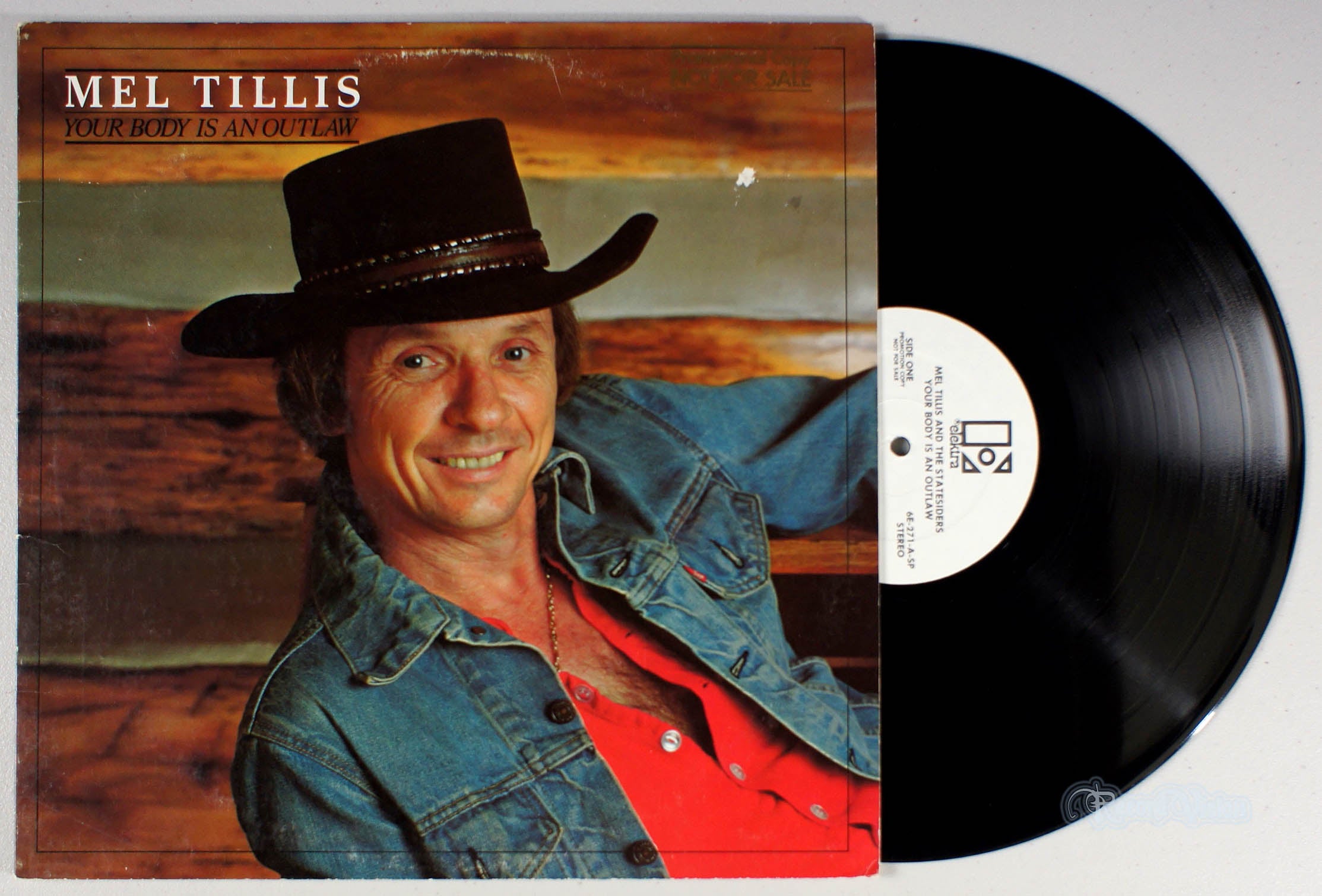 Mel Tillis - Your Body is an Outlaw (front cover) Vinyl