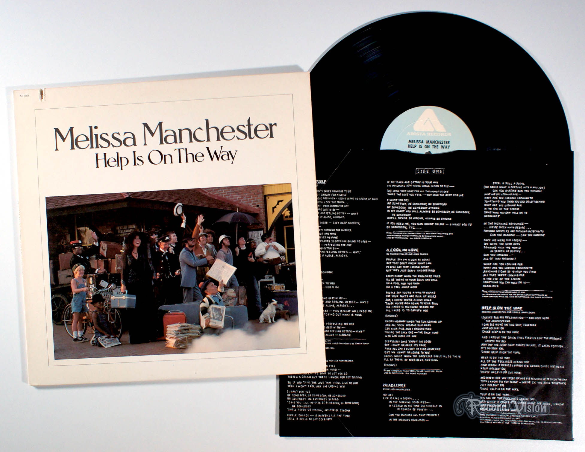 Melissa Manchester - Help is on the Way (front cover) Vinyl
