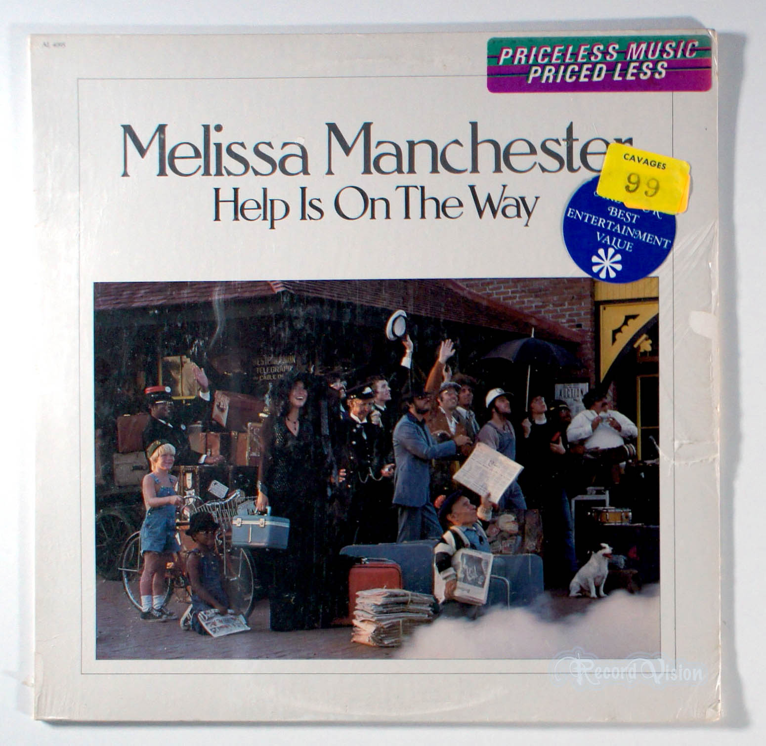 Melissa Manchester - Help is on the Way (front cover) Vinyl