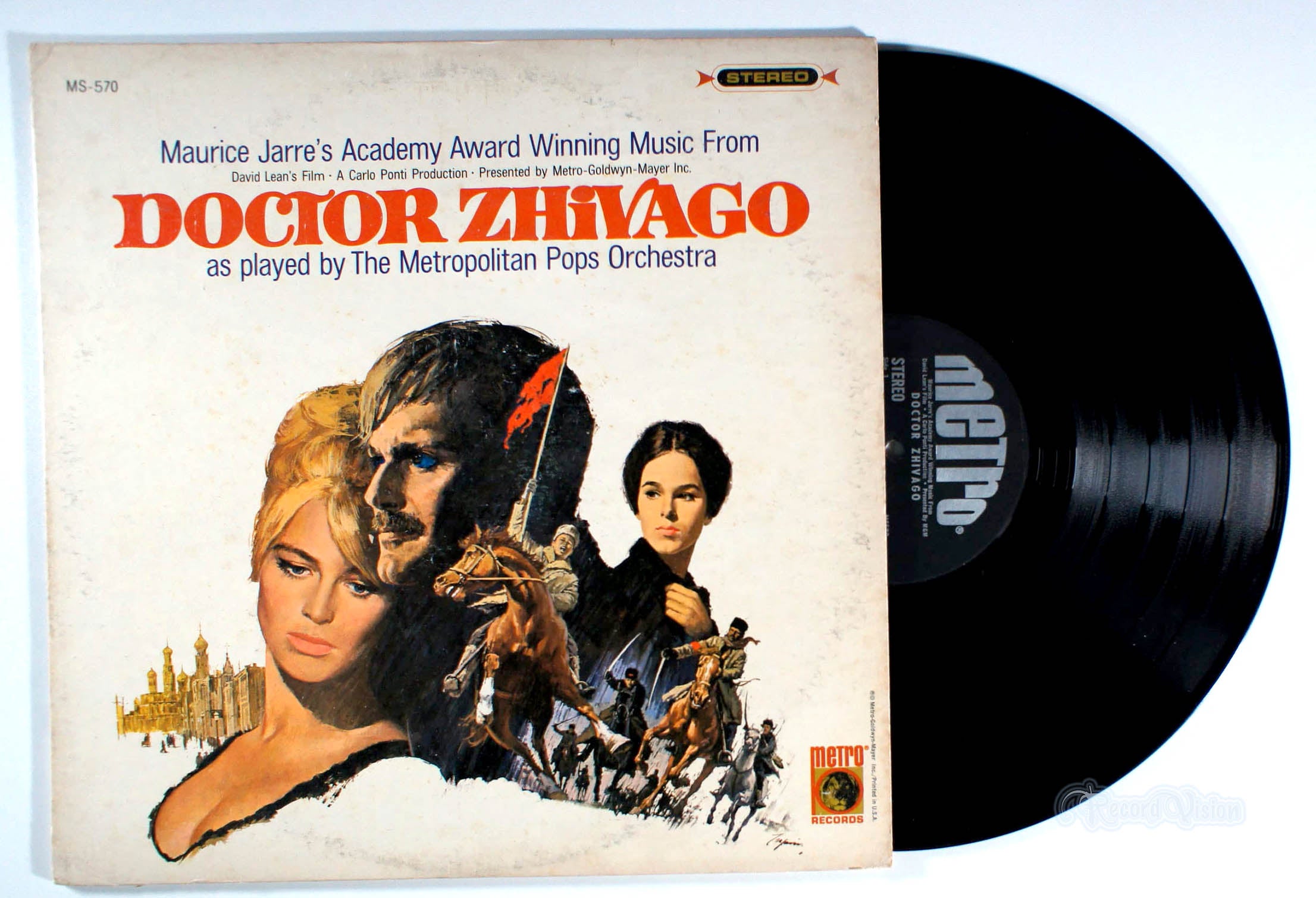 Metropolitan Pops Orchestra - Doctor Zhivago (front cover) Vinyl