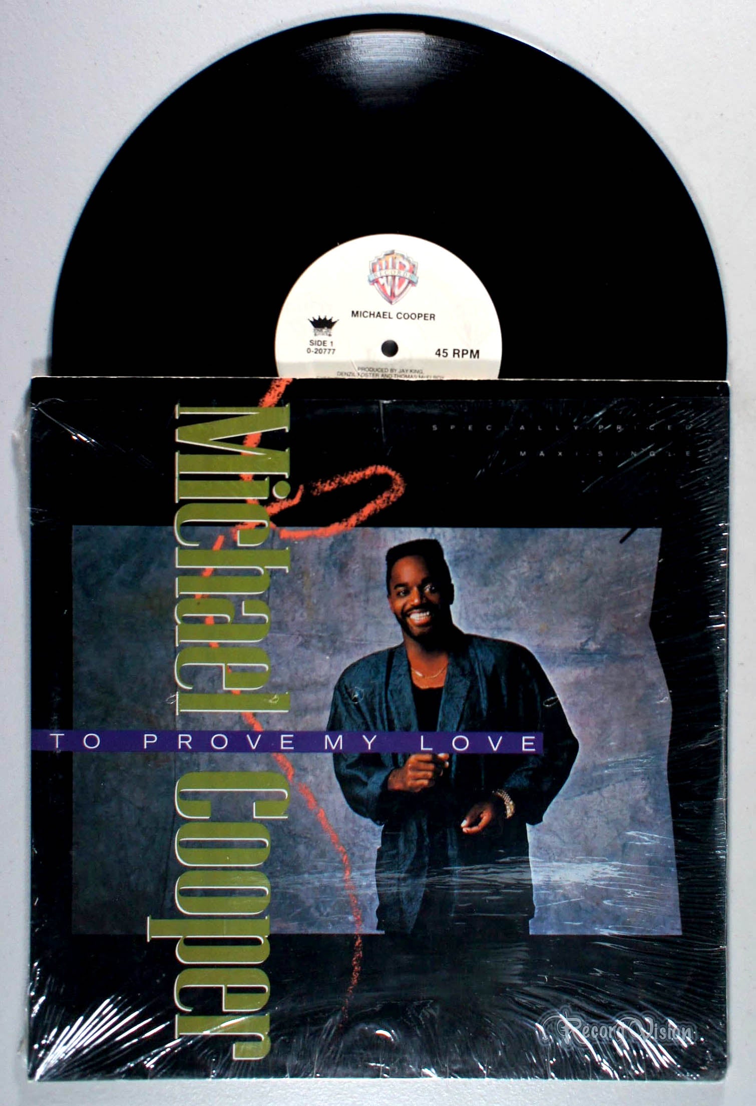 Michael Cooper - To Prove My Love (front cover) Vinyl