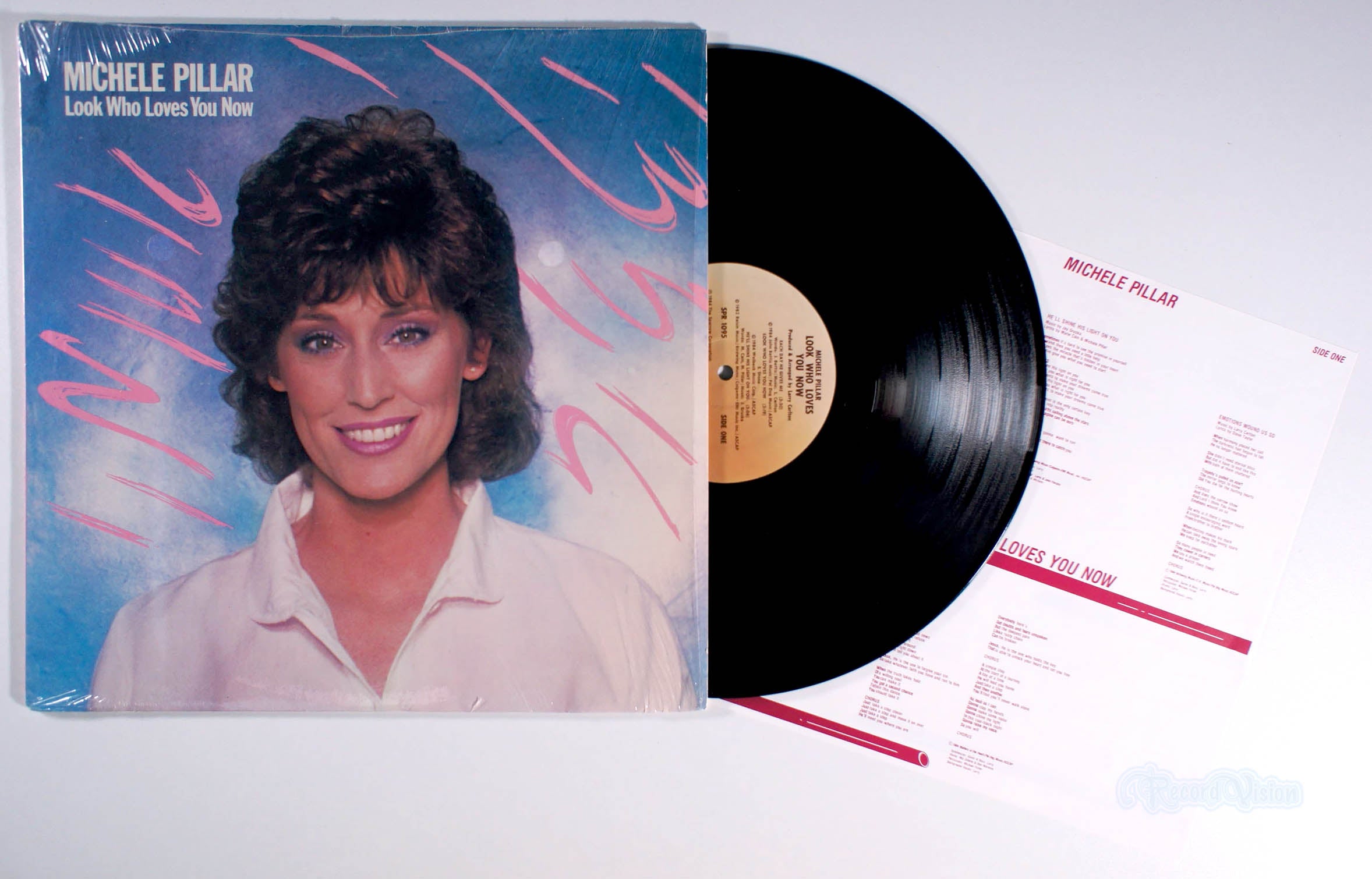 Michele Pillar - Look Who Loves You Now (front cover) Vinyl