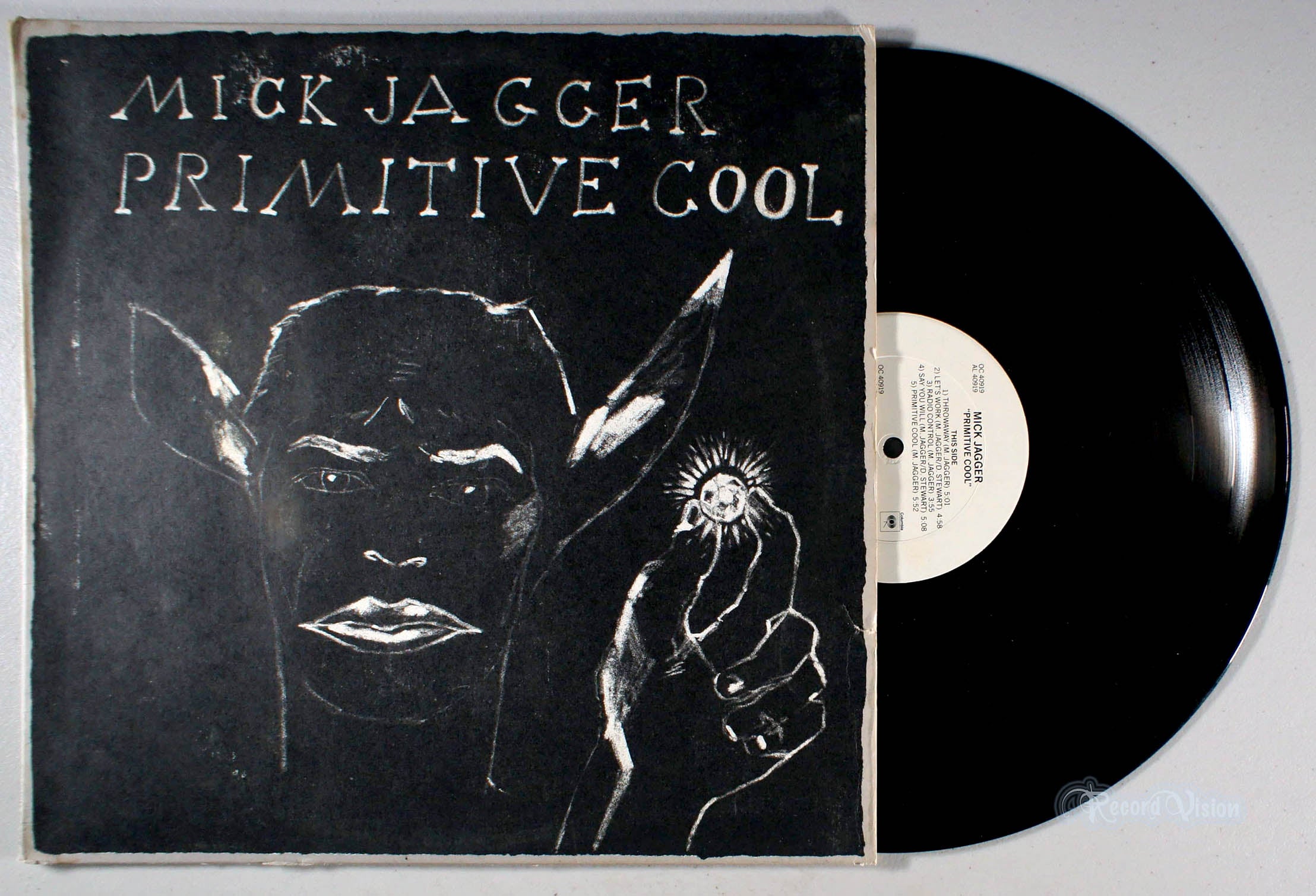Mick Jagger - Primitive Cool (front cover) Vinyl