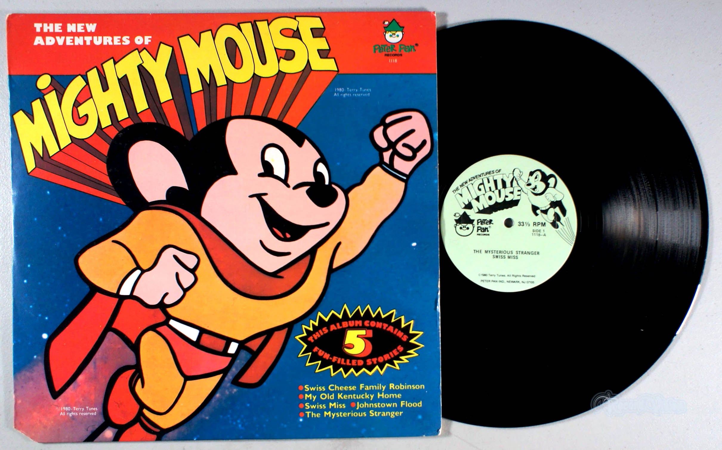 Mighty Mouse - Swiss Cheese Family Robinson (front cover) Vinyl