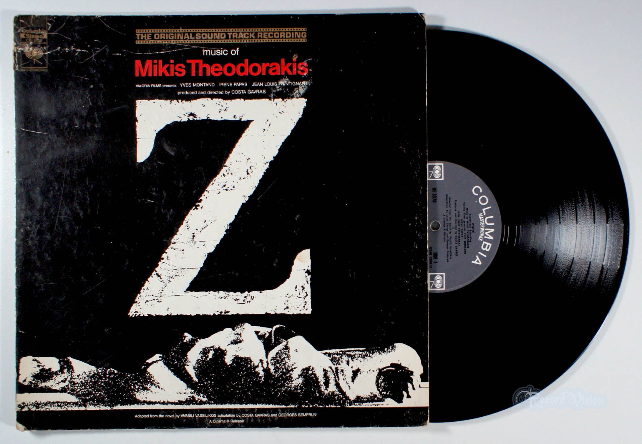 Mikis Theodorakis - Z (The Original Soundtrack) (front cover) Vinyl