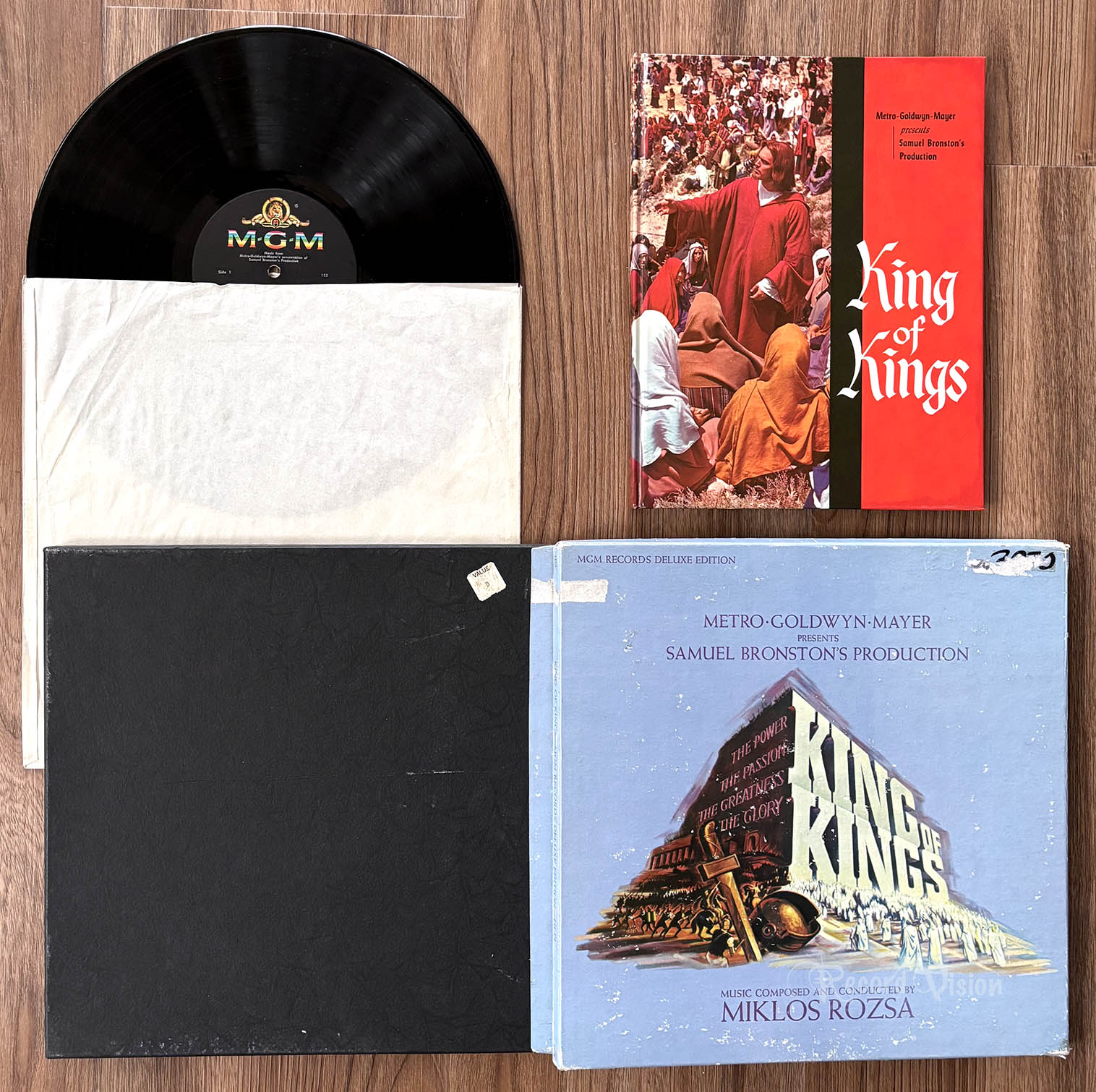 Miklos Rozsa - King Of Kings (front cover) Vinyl
