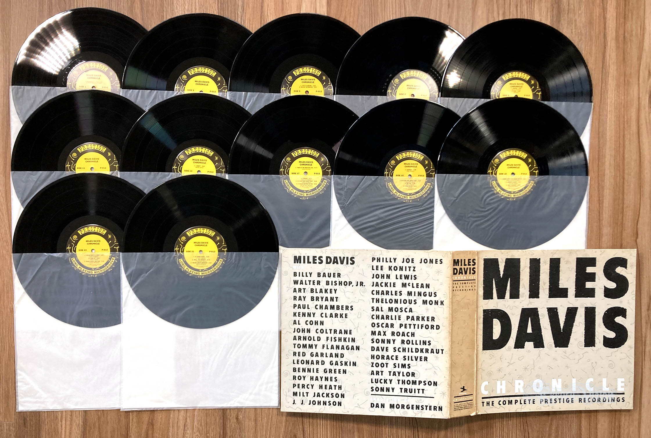 Miles Davis - Chronicle: The Complete Prestige Recordings (front cover) Vinyl