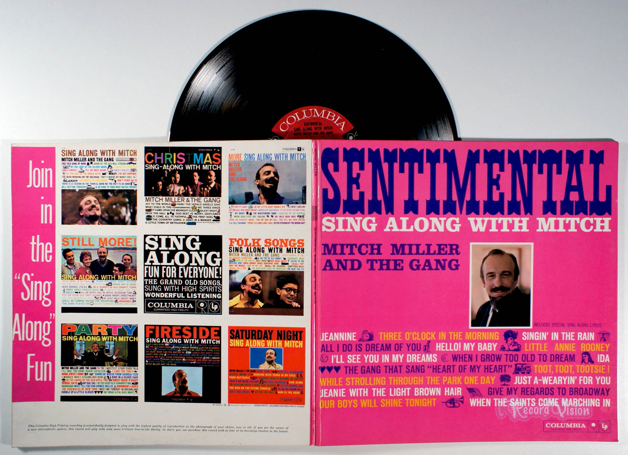 Mitch Miller - Sentimental (front cover) Vinyl