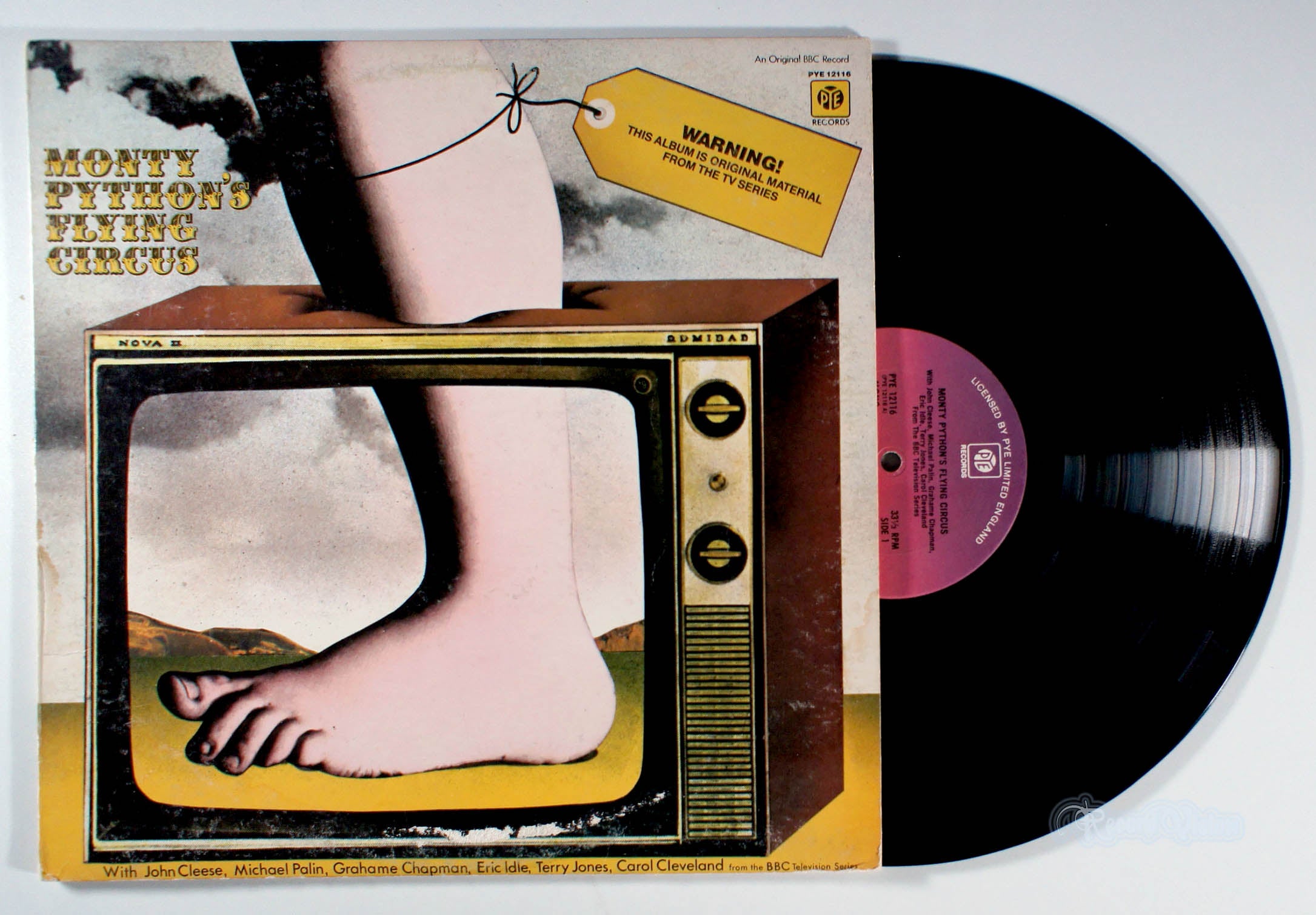 Monty Python - Flying Circus (front cover) Vinyl