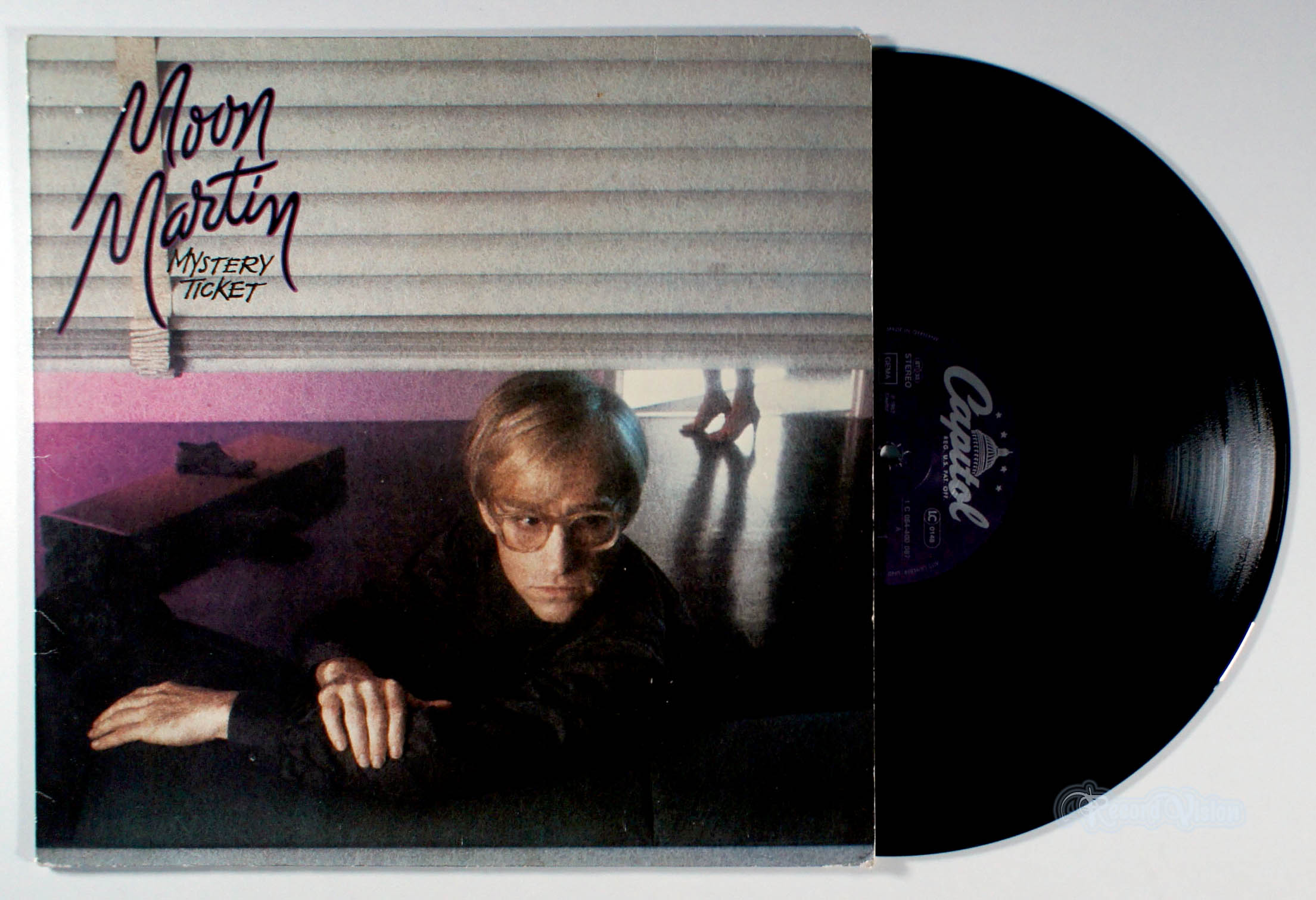 Moon Martin - Mystery ticket (front cover) Vinyl