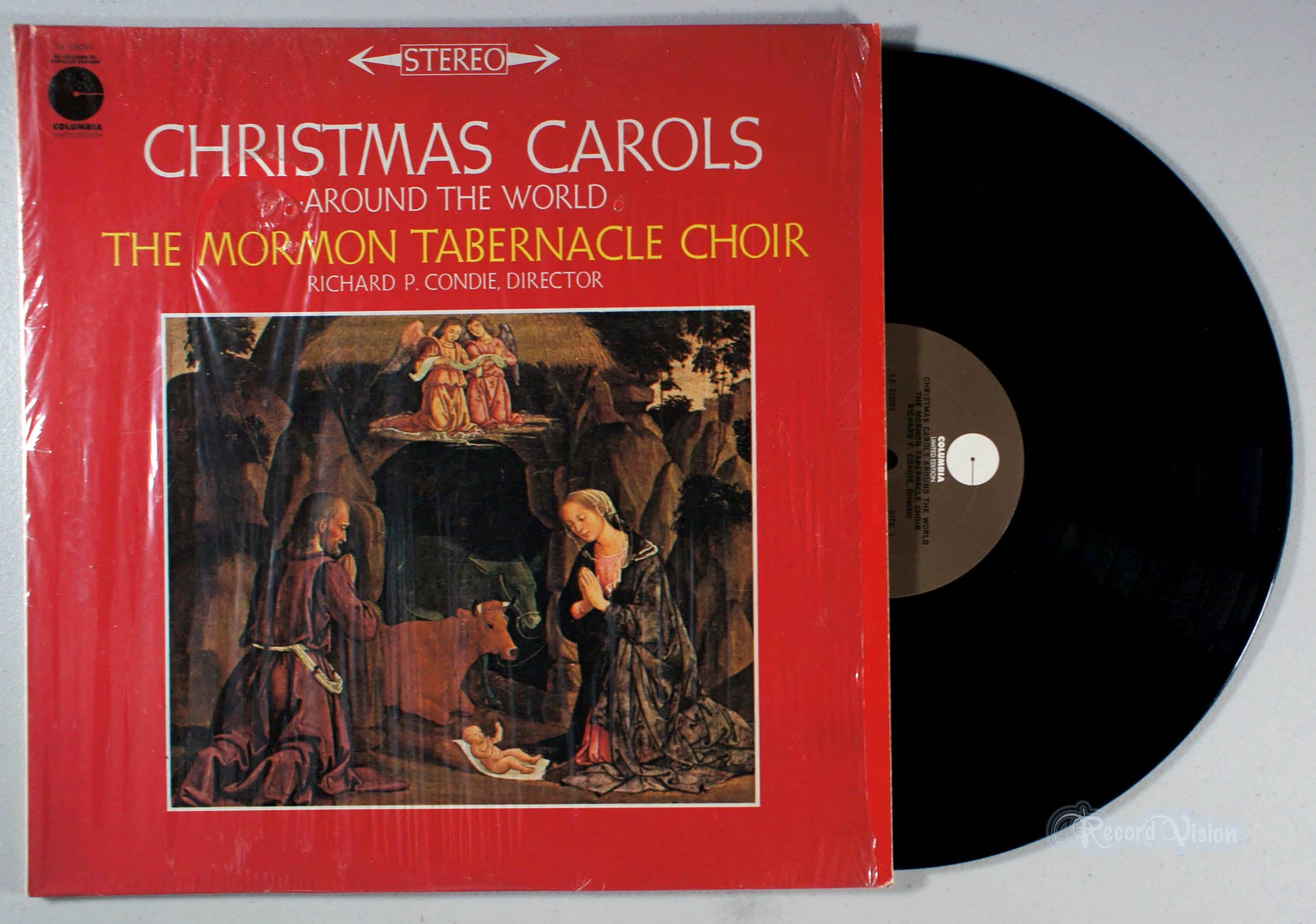 Mormon Tabernacle Choir - Christmas Carols Around the World (front cover) Vinyl