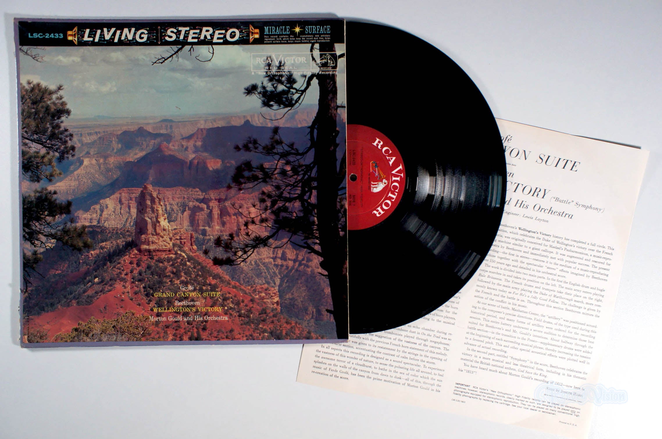 Morton Gould - Grand Canyon Suite / Wellington's Victory (front cover) Vinyl