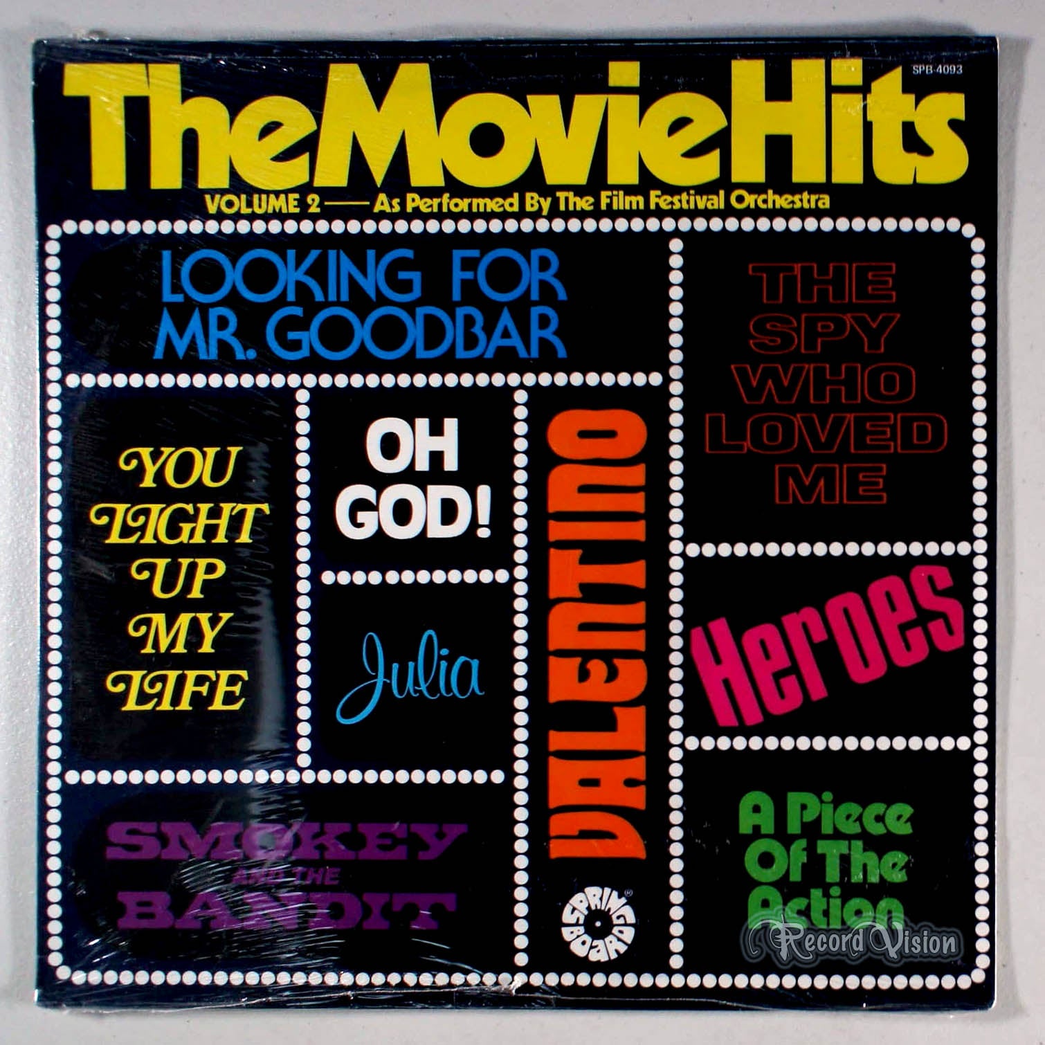 Movie Hits, Volume 2 (front cover) Vinyl