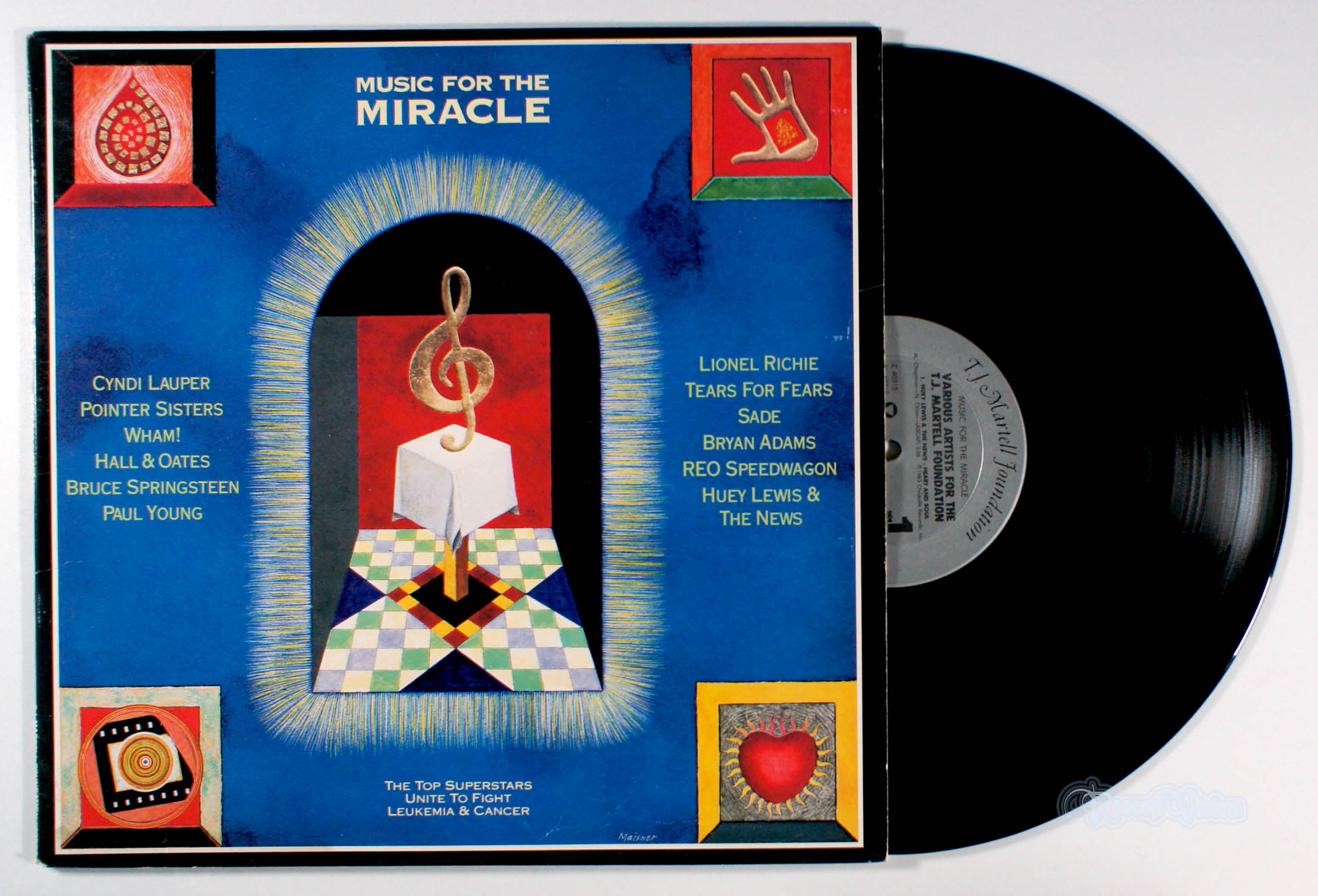 Music For The Miracle (front cover) Vinyl