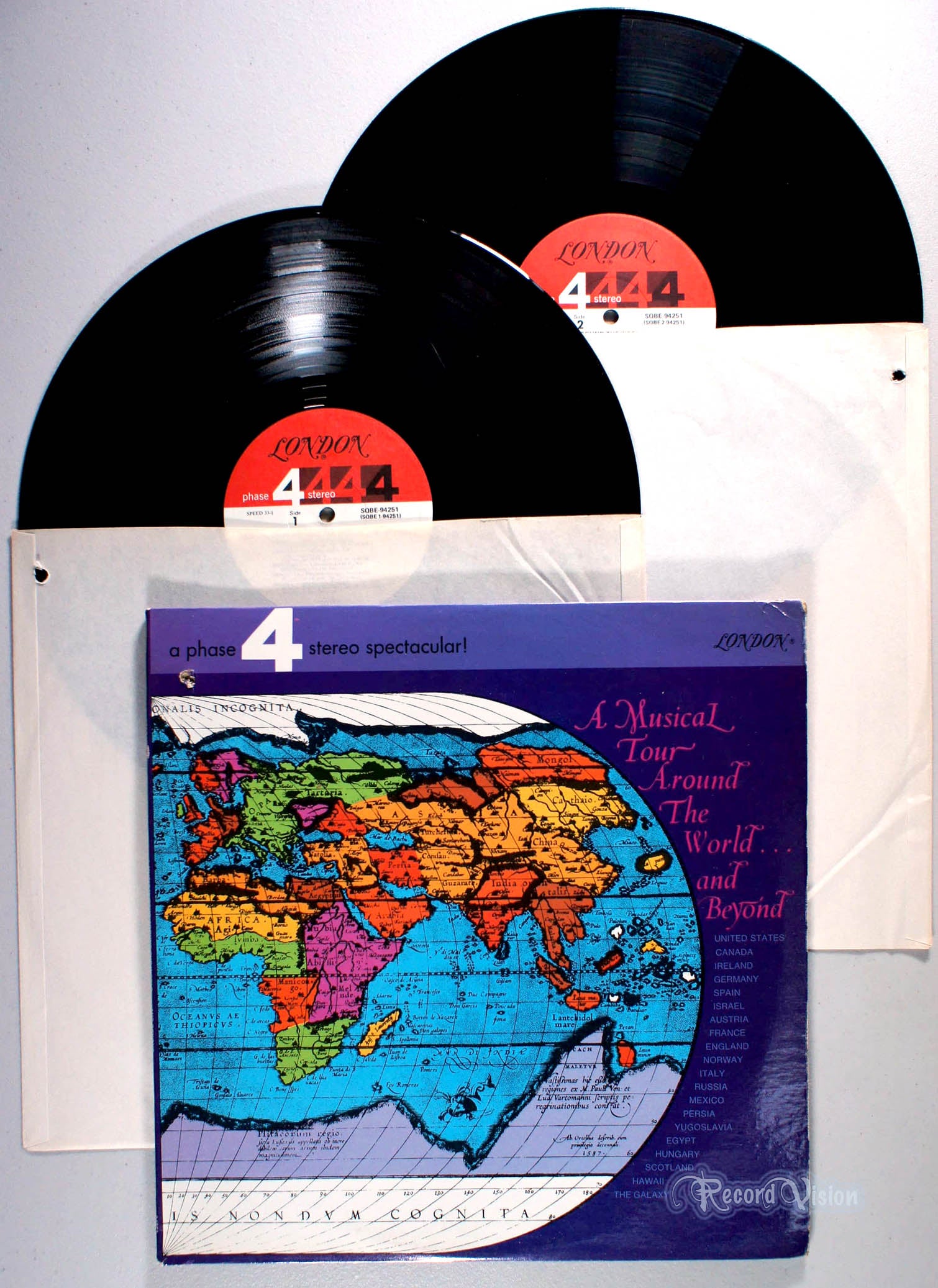 Musical Tour Around the World and Beyond (front cover) Vinyl